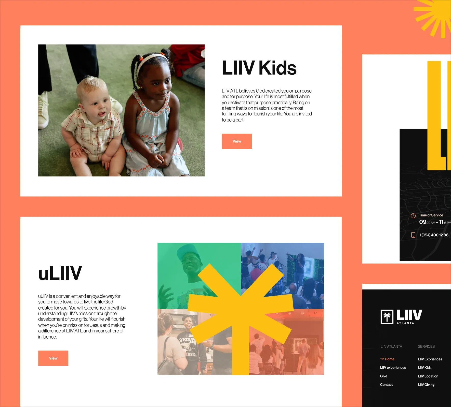LIIV ATL website design and development by 5Four Digital, image 6 of 12