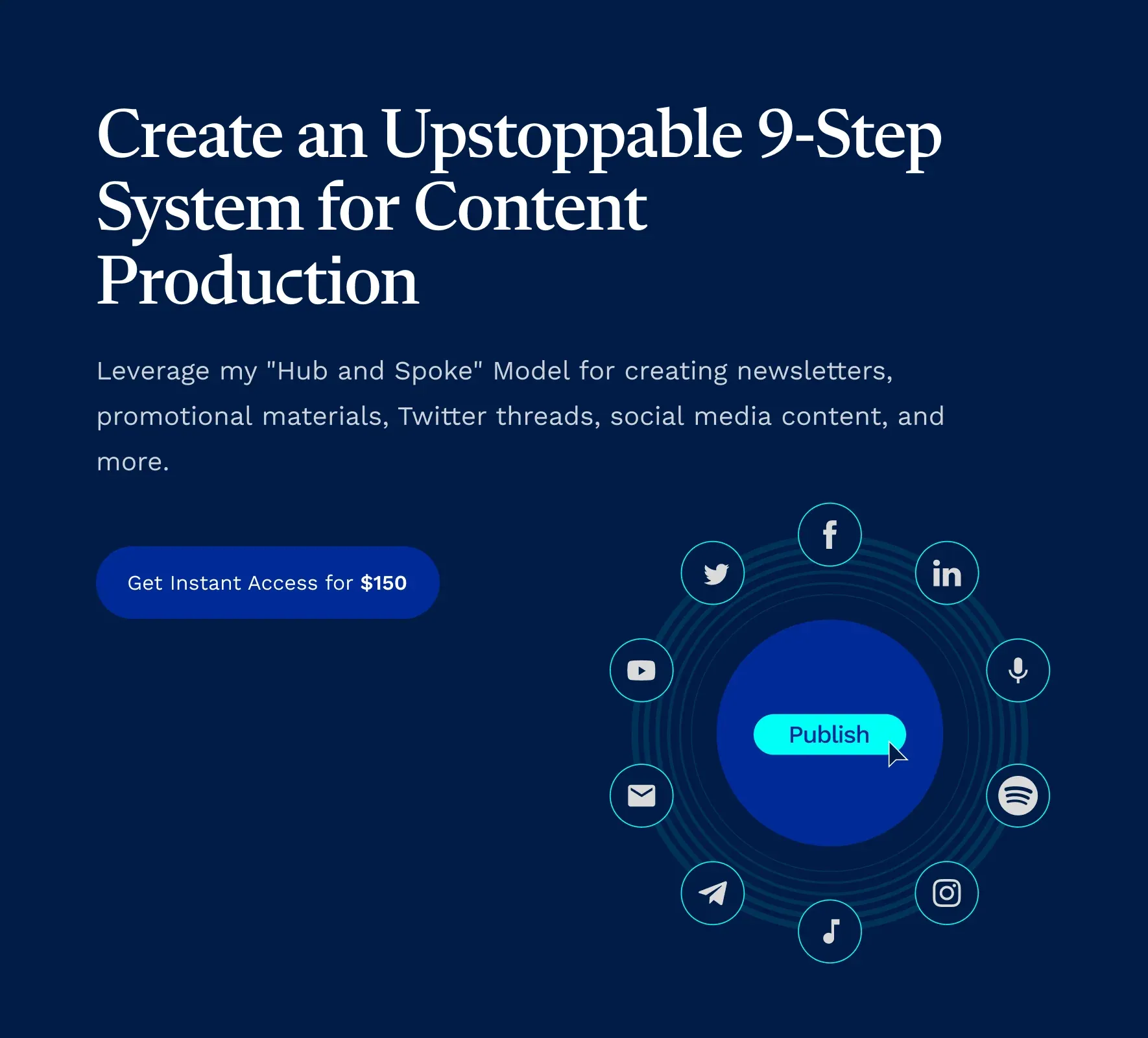Justin Welsh website development by 5Four Digital, image 7 of 12