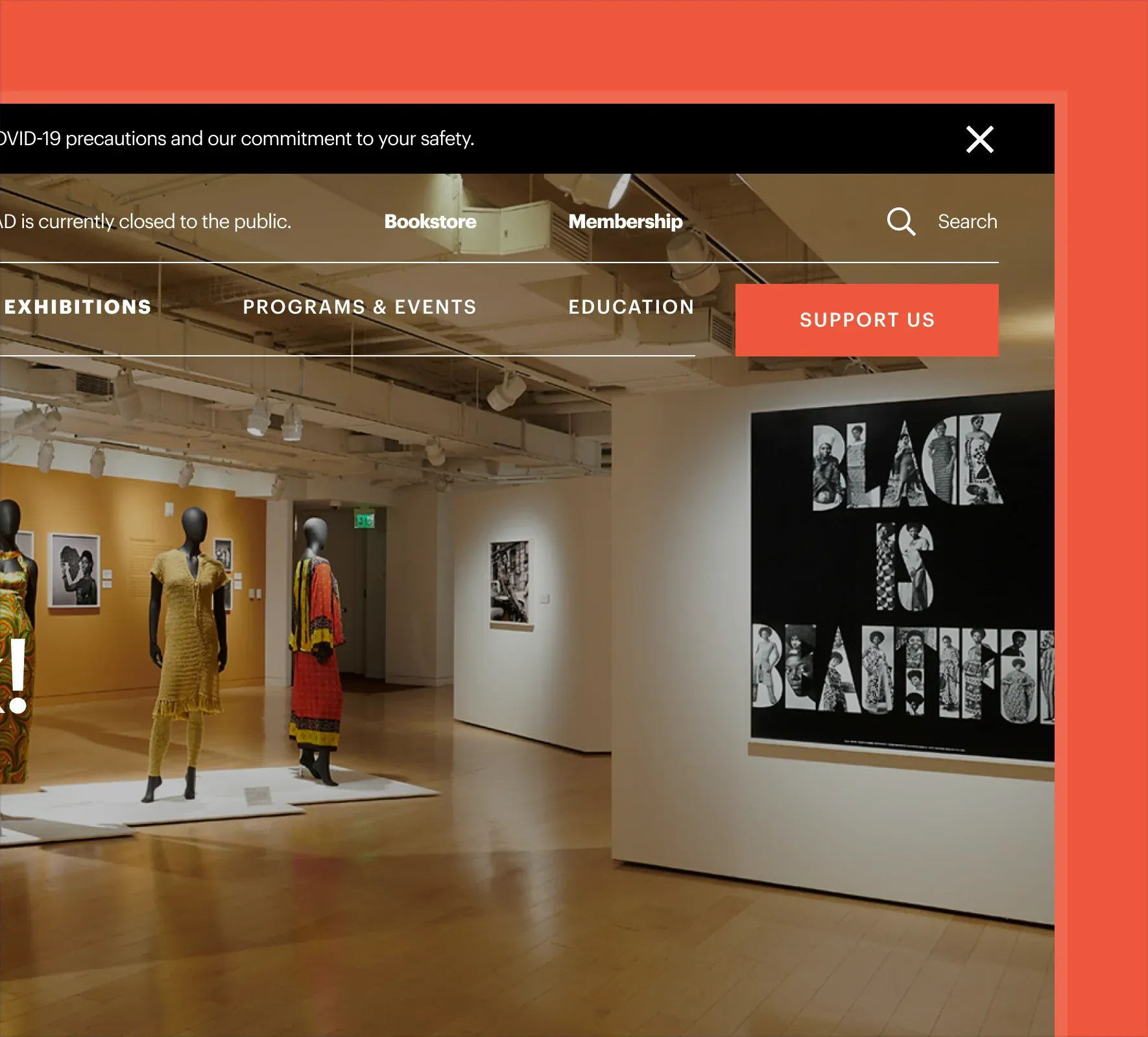 MoAD website design and development by 5Four Digital, image 2 of 12