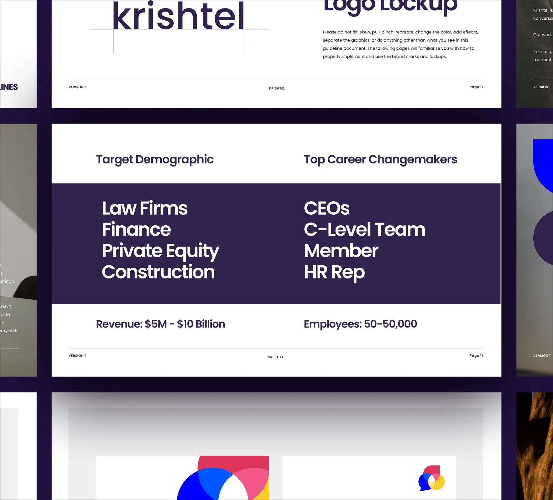 Krishtel brand identity and website design by 5Four Digital, image 5 of 12