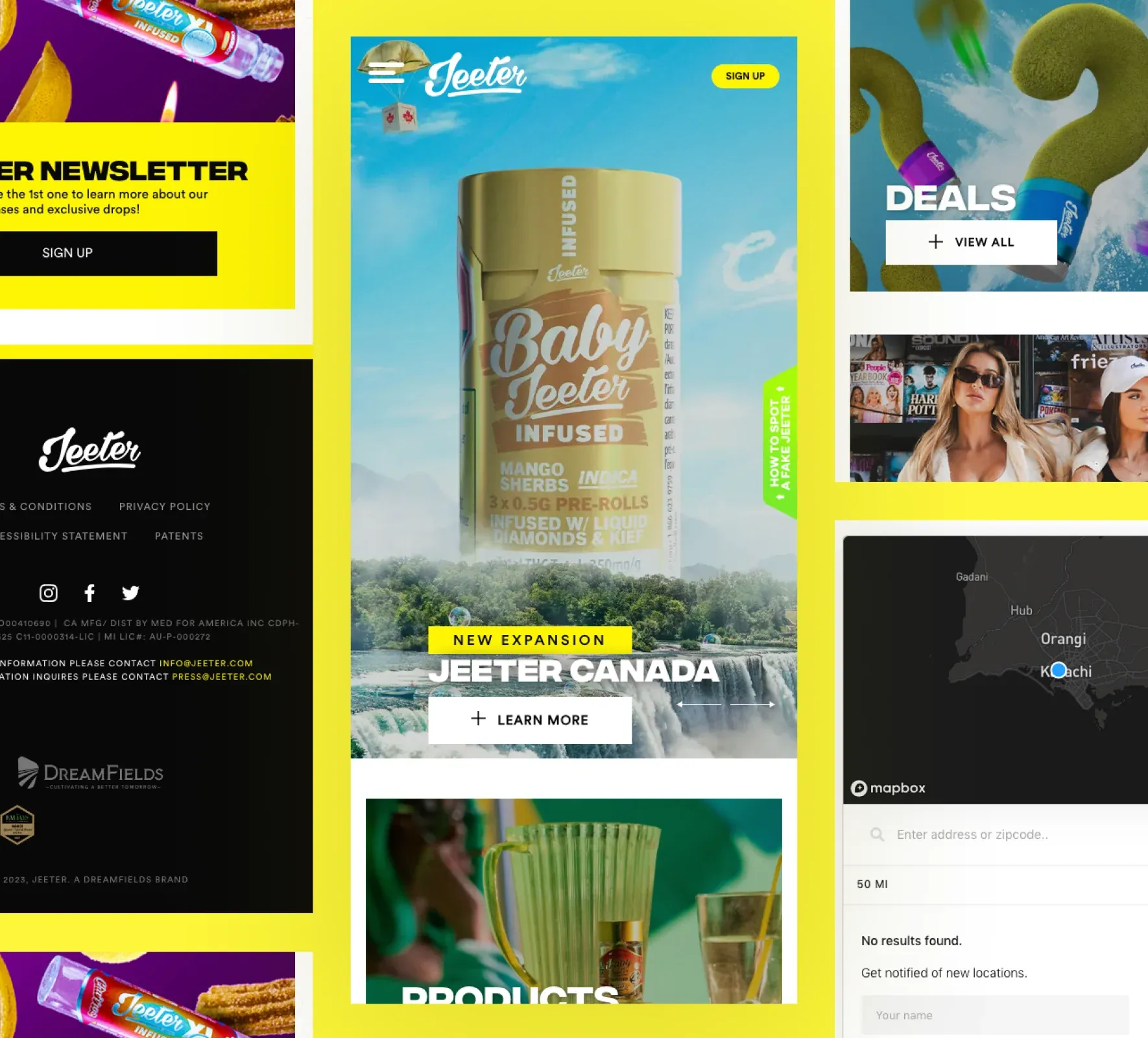 Jeeter website design and development by 5Four Digital, image 2 of 12