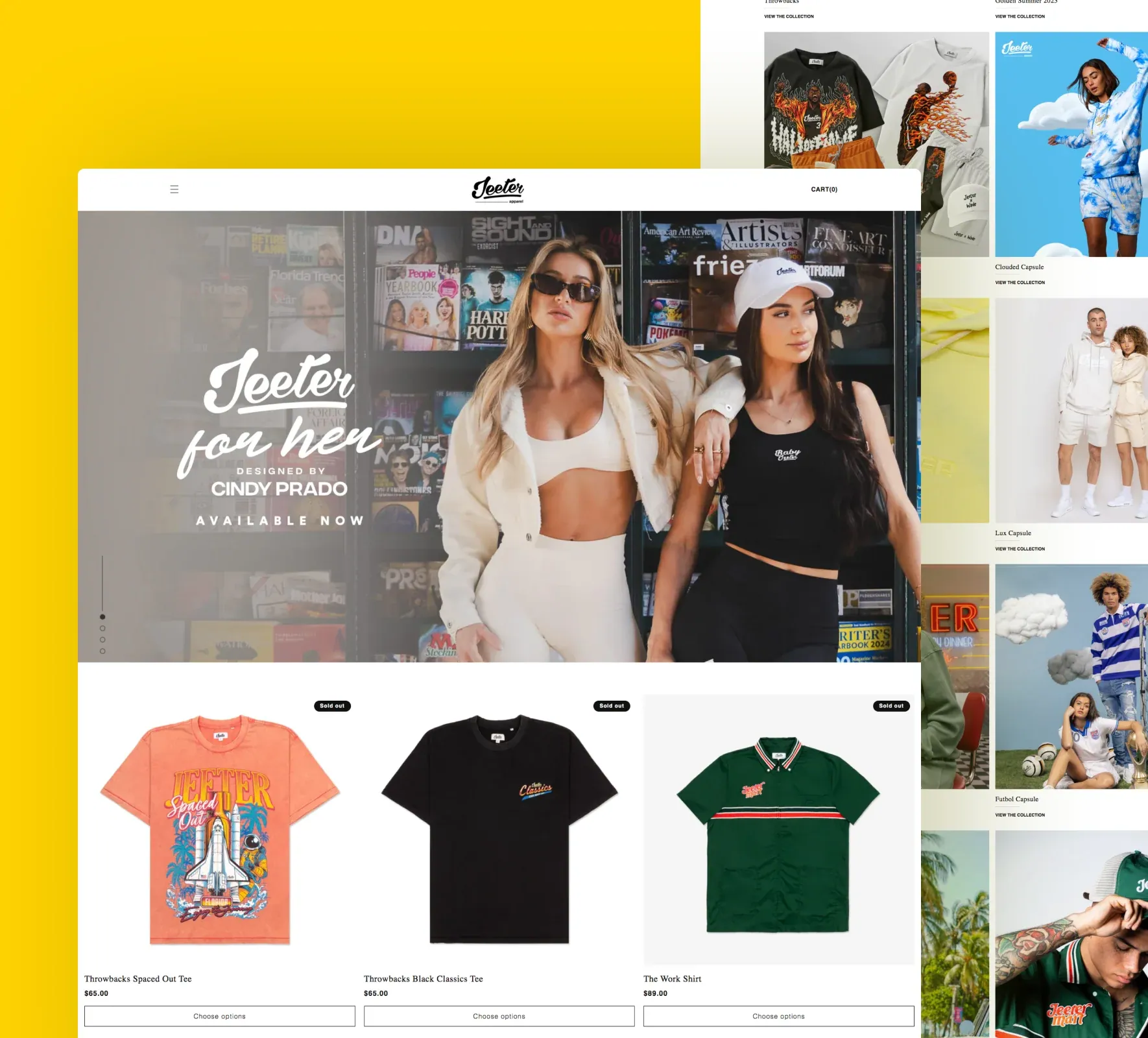 Jeeter website design and development by 5Four Digital, image 3 of 12