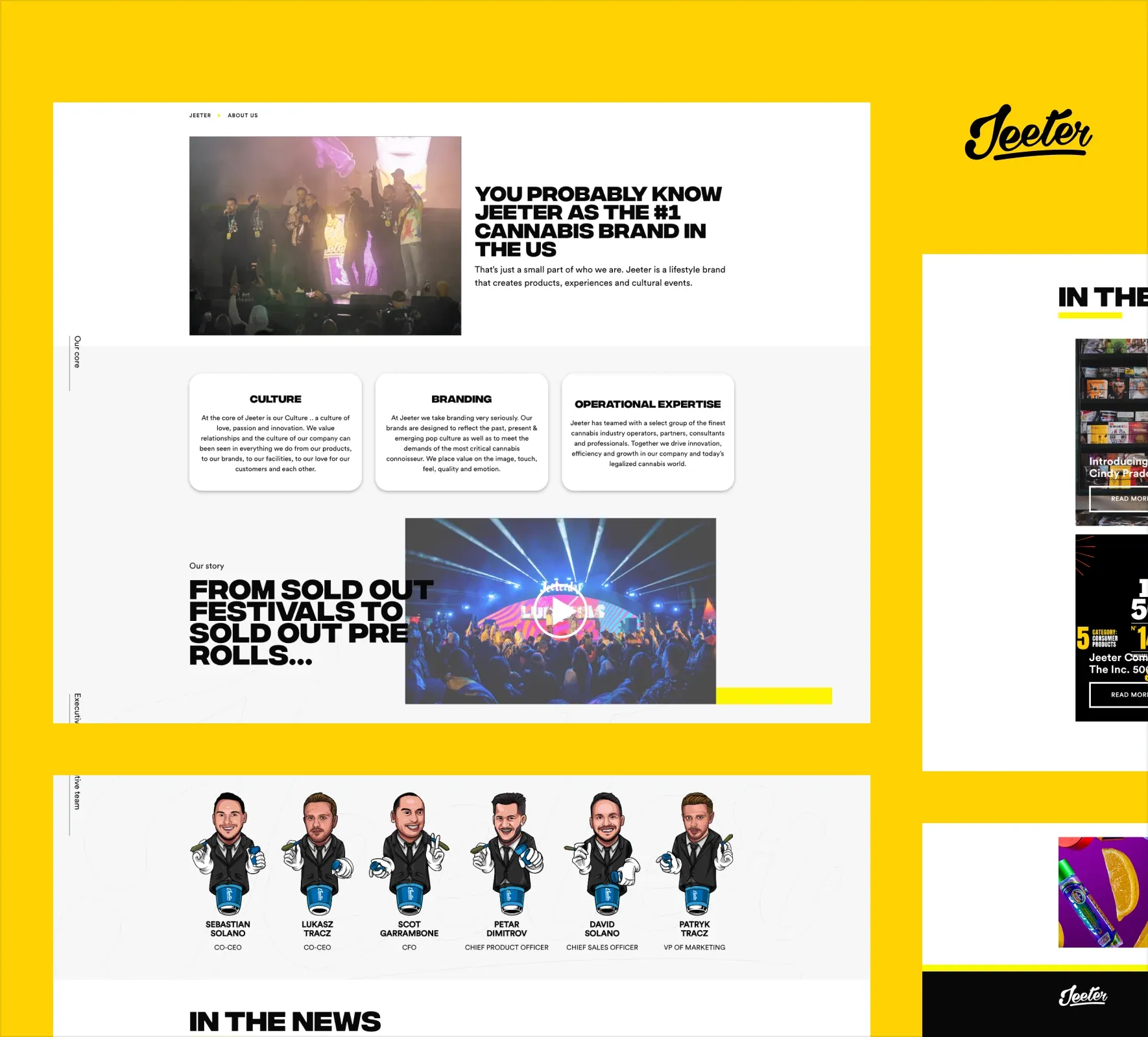Jeeter website design and development by 5Four Digital, image 6 of 12