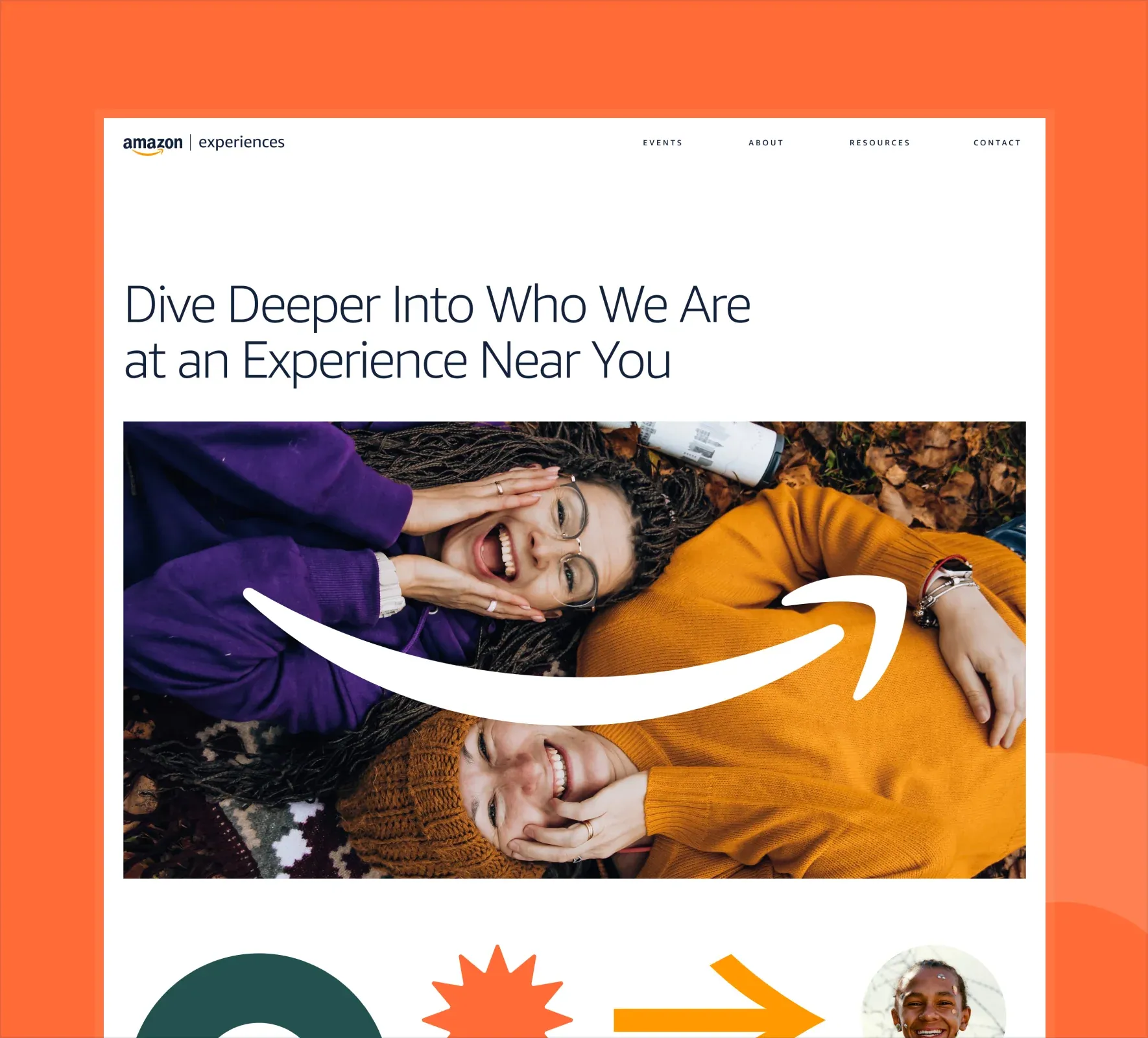 Amazon Experiences work sample 11