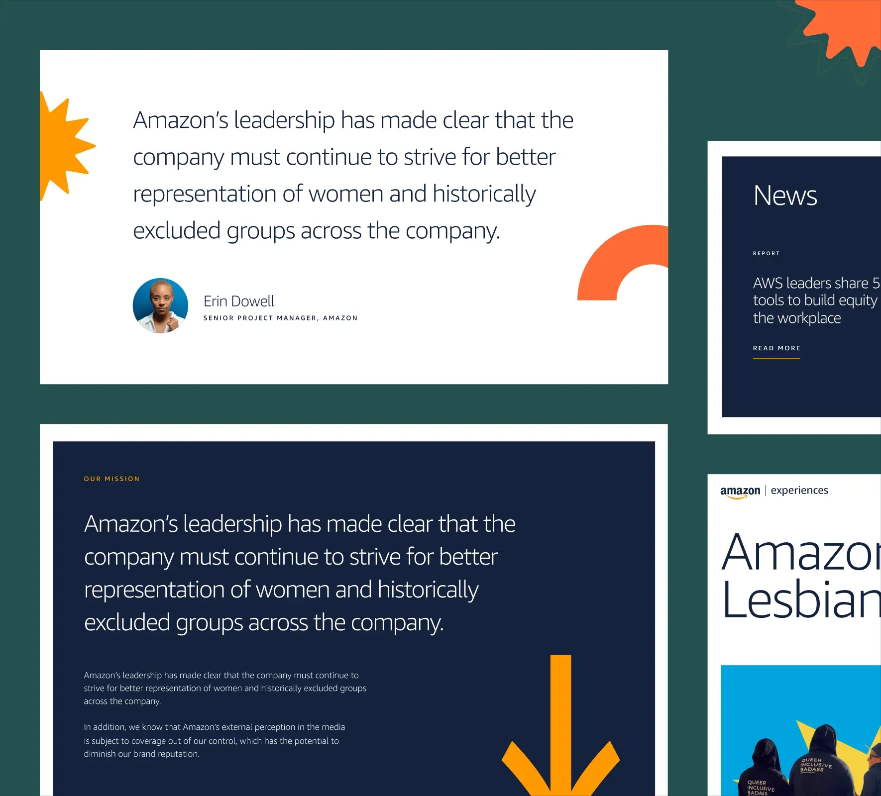 Amazon Experiences work sample 6