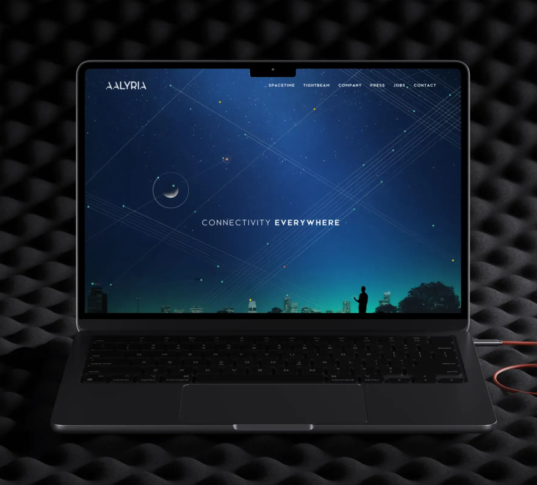 Aalyria website design and development by 5Four Digital, image 1 of 10