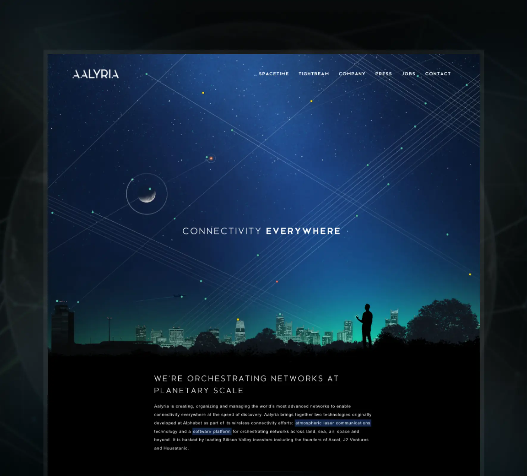 Aalyria website design and development by 5Four Digital, image 10 of 10