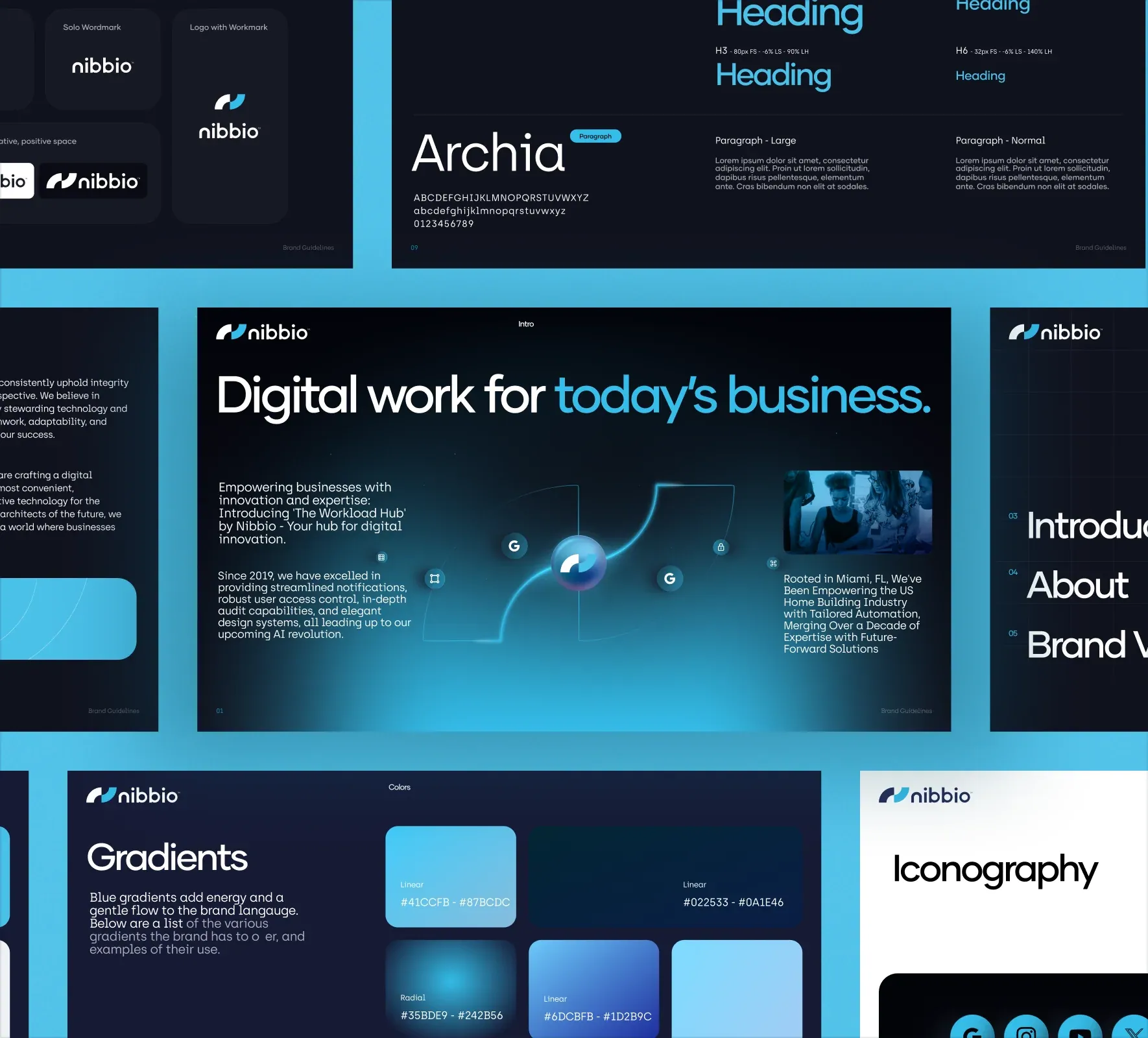 Nibbio brand identity and website design by 5Four Digital, image 7 of 12