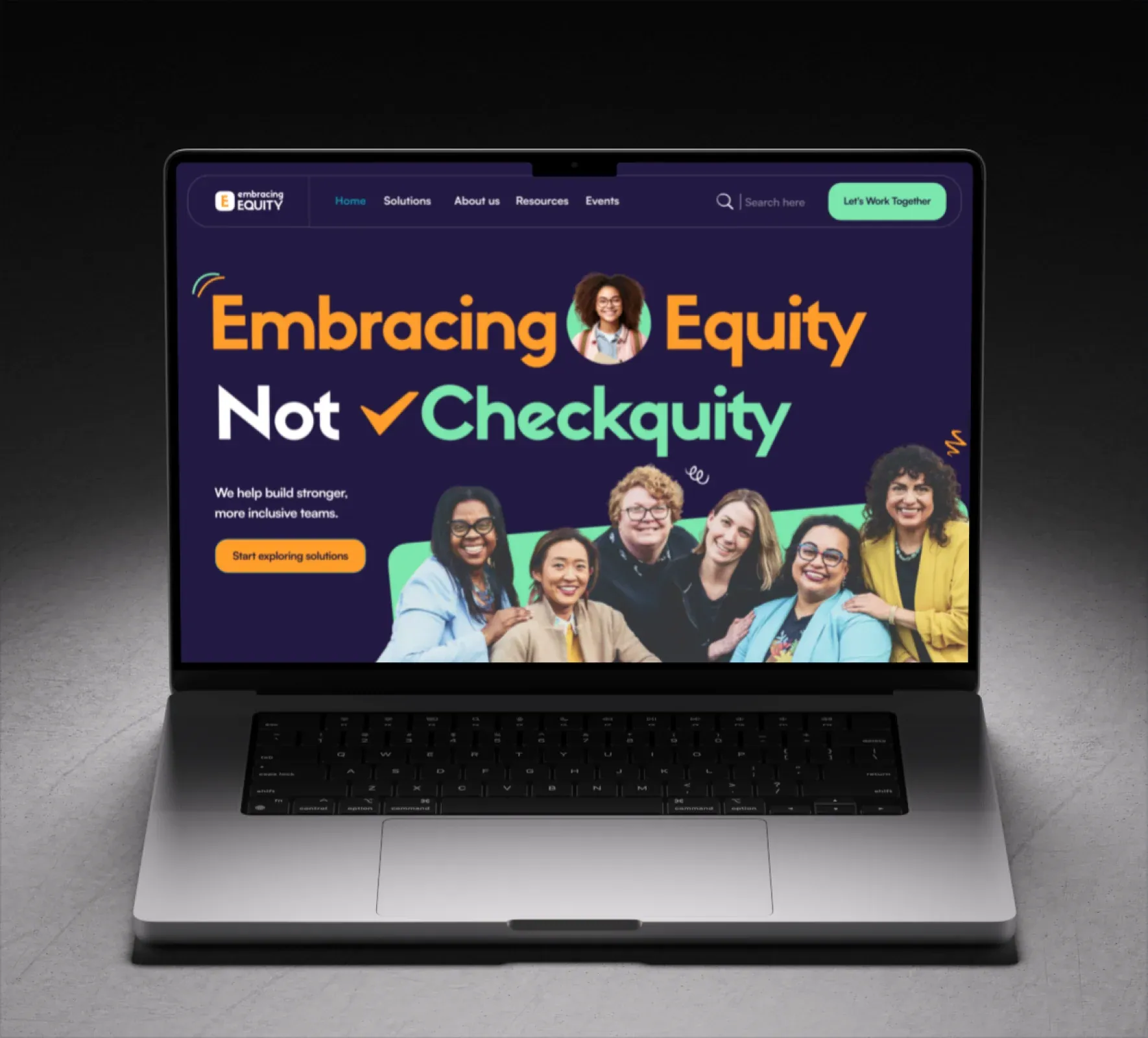 Embracing Equity brand identity and website design by 5Four Digital, image 1 of 12