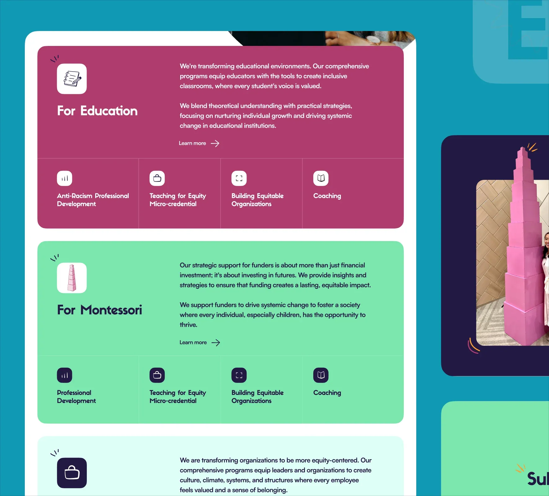 Embracing Equity brand identity and website design by 5Four Digital, image 6 of 12