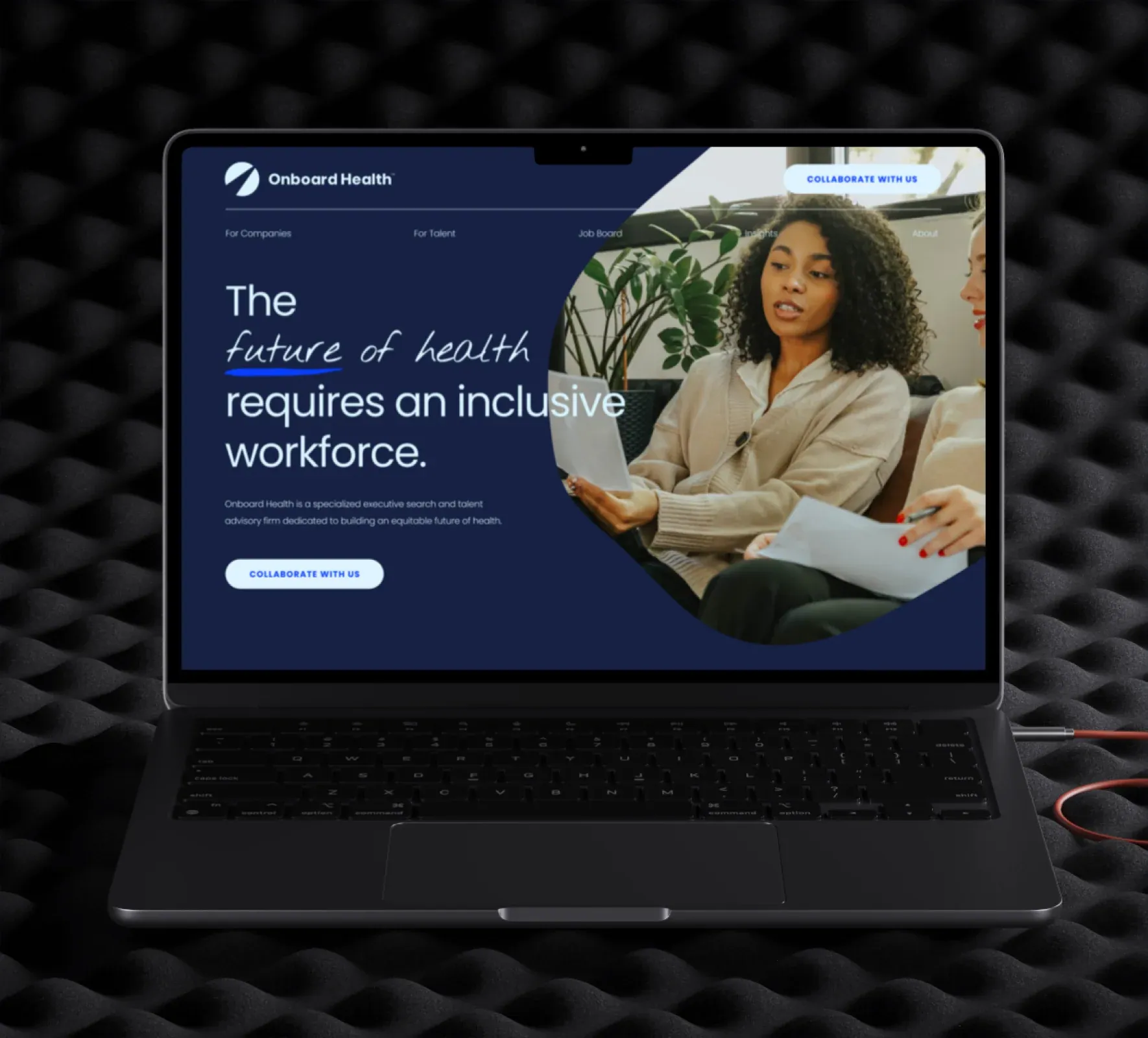 Onboard Health website design and development by 5Four Digital, image 1 of 12