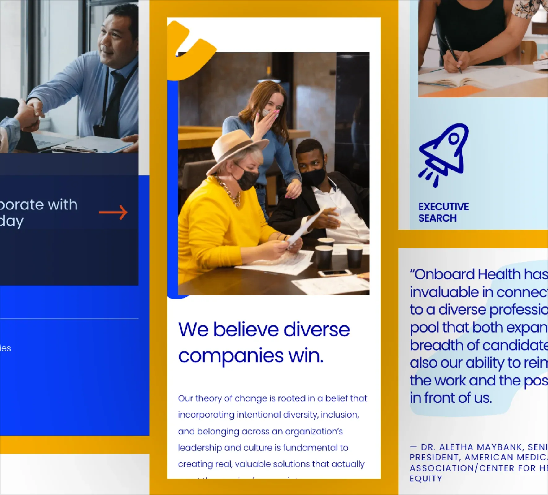 Onboard Health website design and development by 5Four Digital, image 2 of 12