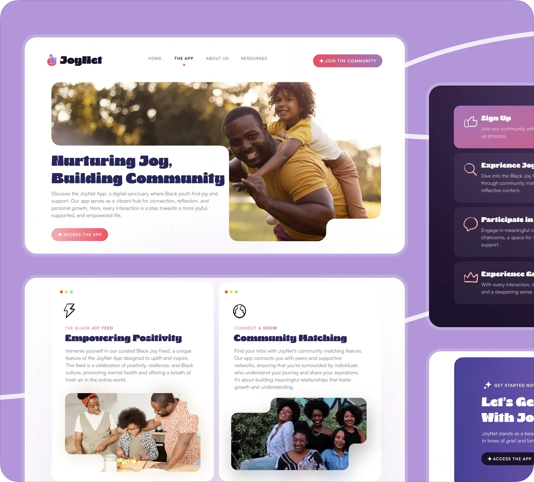 JoyNet brand identity and website design by 5Four Digital, image 6 of 12