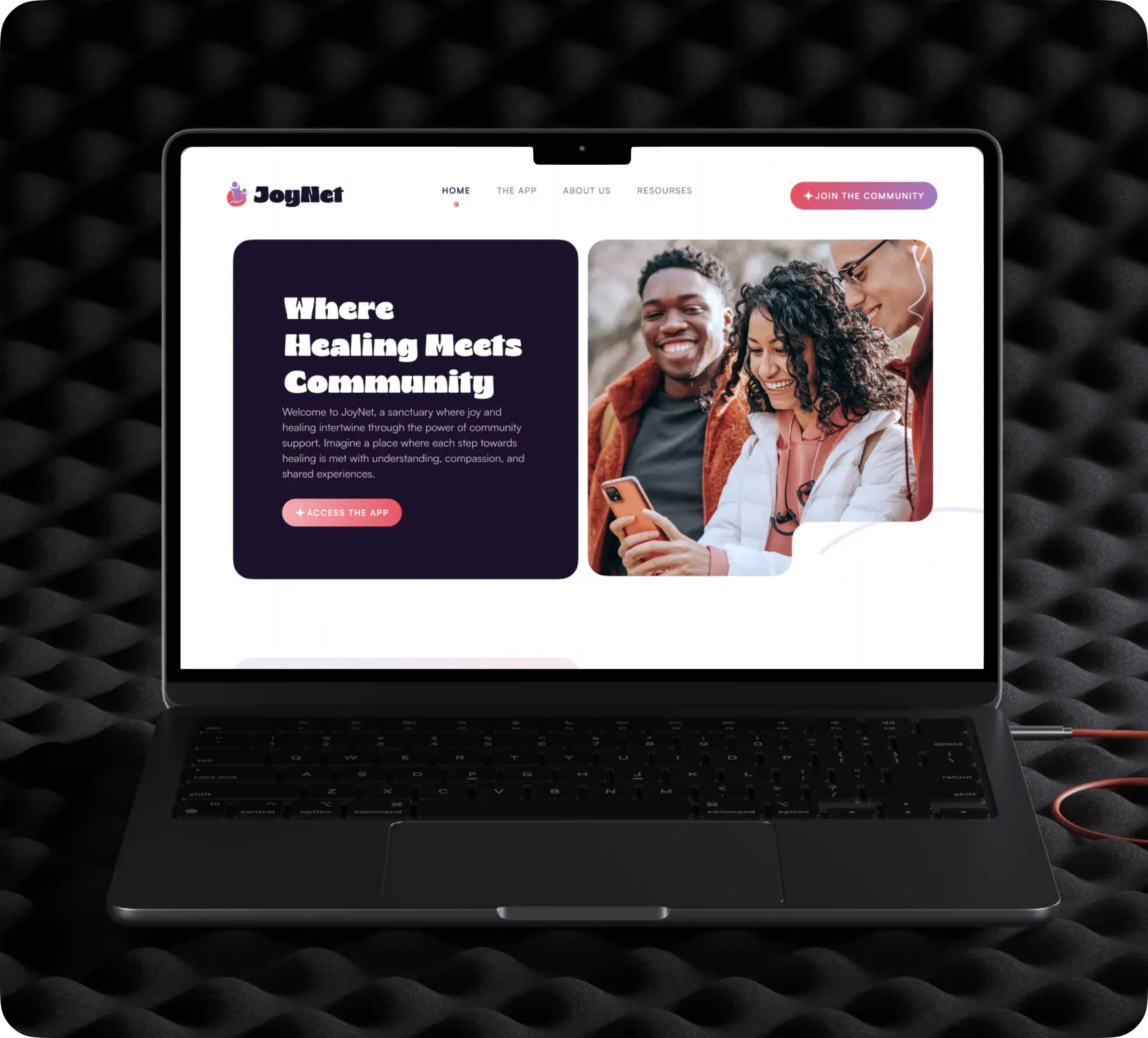 JoyNet brand identity and website design by 5Four Digital, image 1 of 12