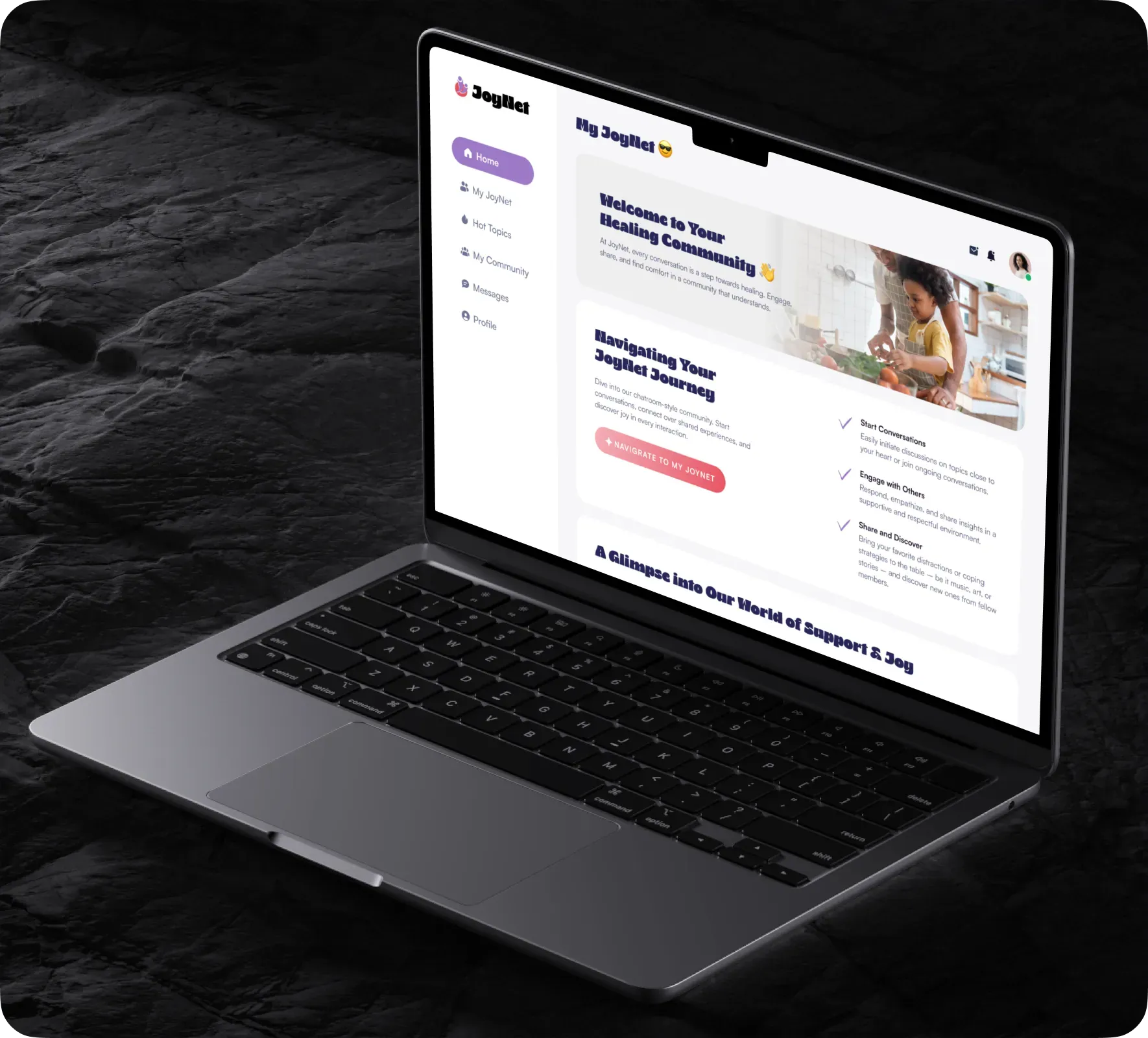 JoyNet brand identity and website design by 5Four Digital, image 8 of 12