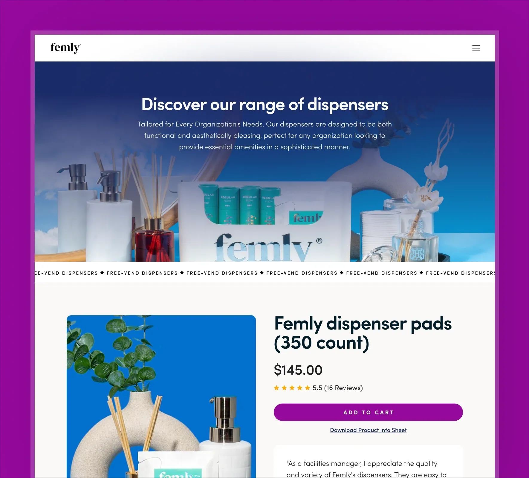Femly website design and development by 5Four Digital, image 12 of 12