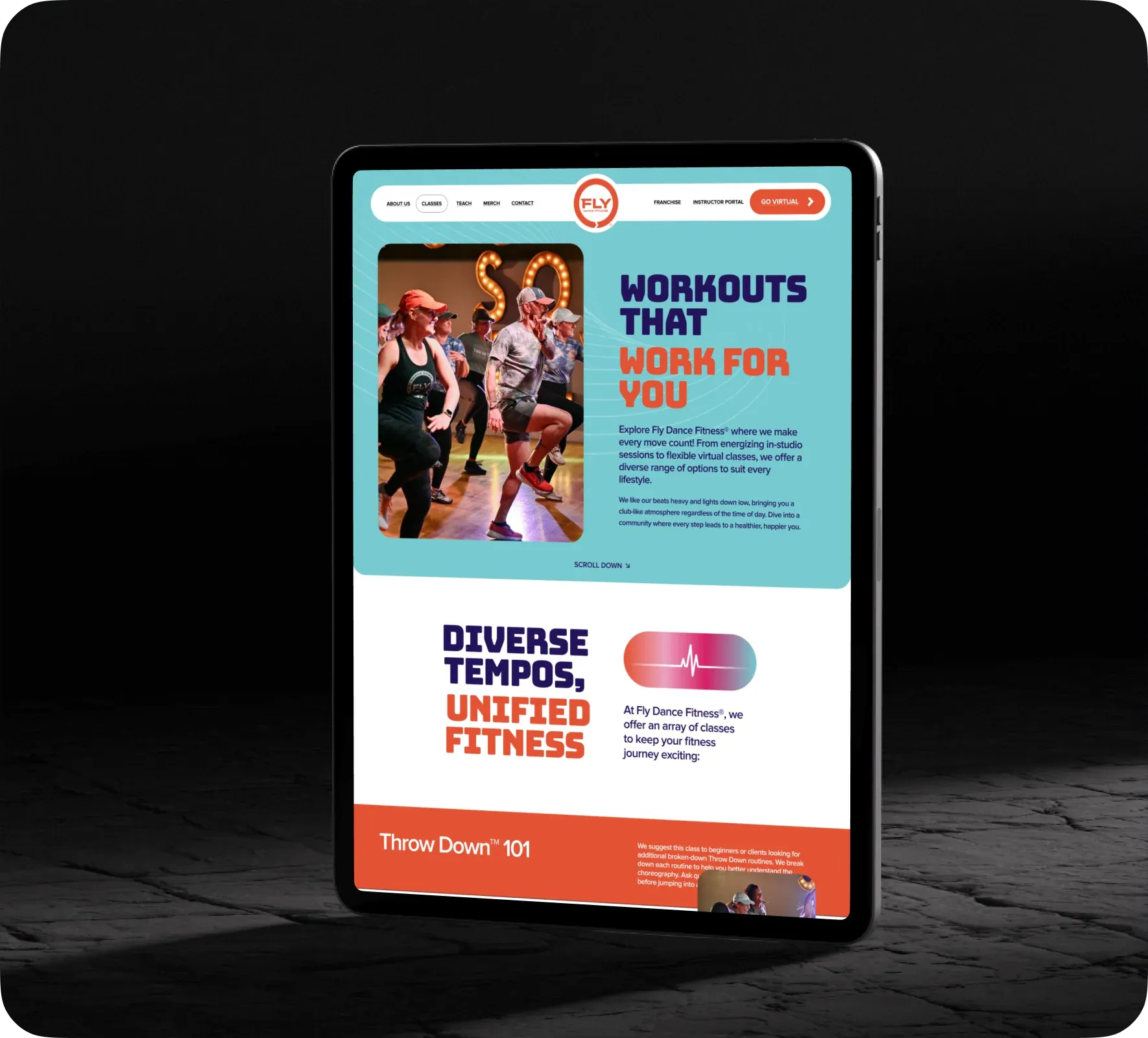 Fly Dance Fitness website design and development by 5Four Digital, image 12 of 12
