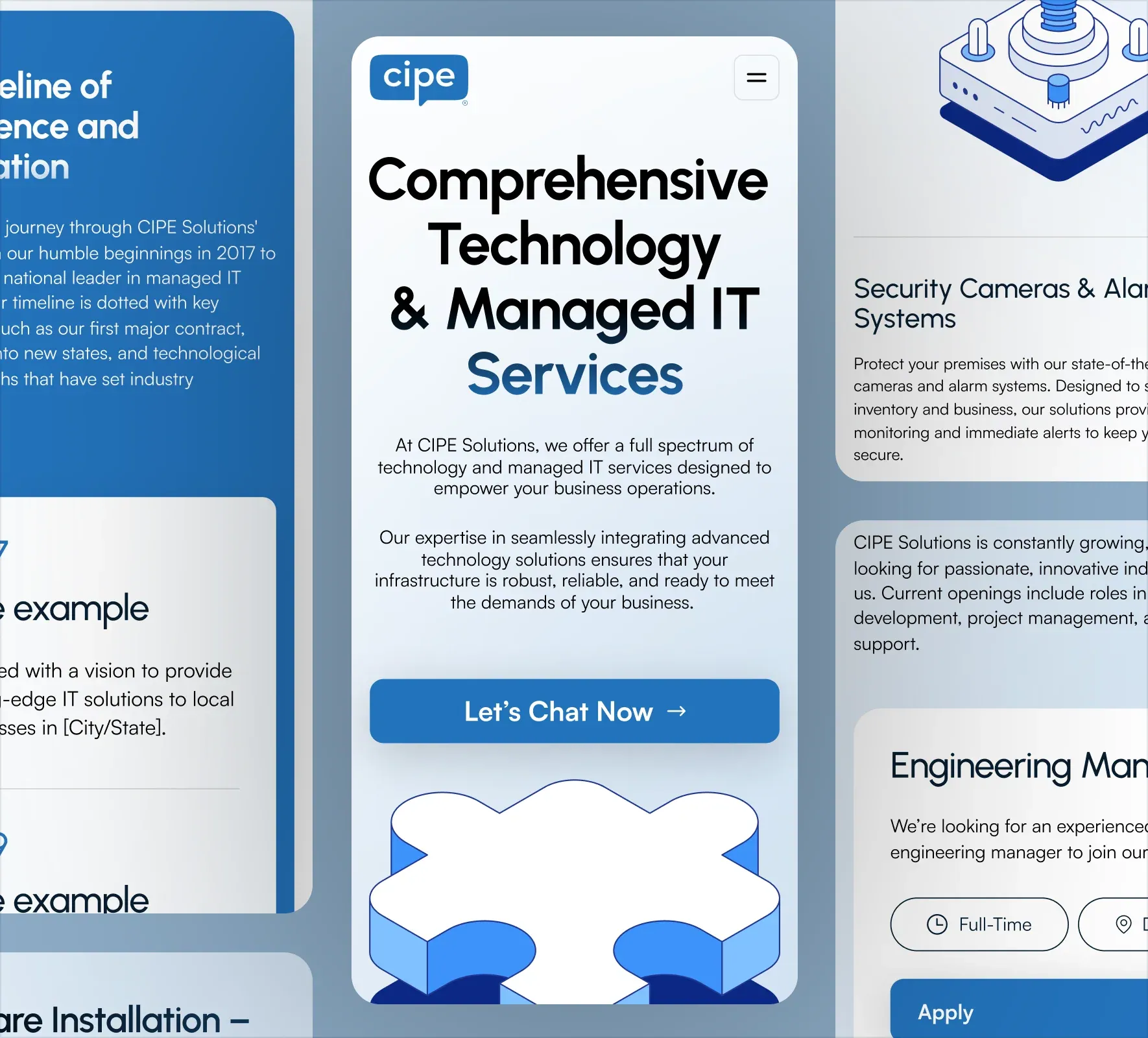CIPE Solutions brand identity and website design by 5Four Digital, image 2 of 12