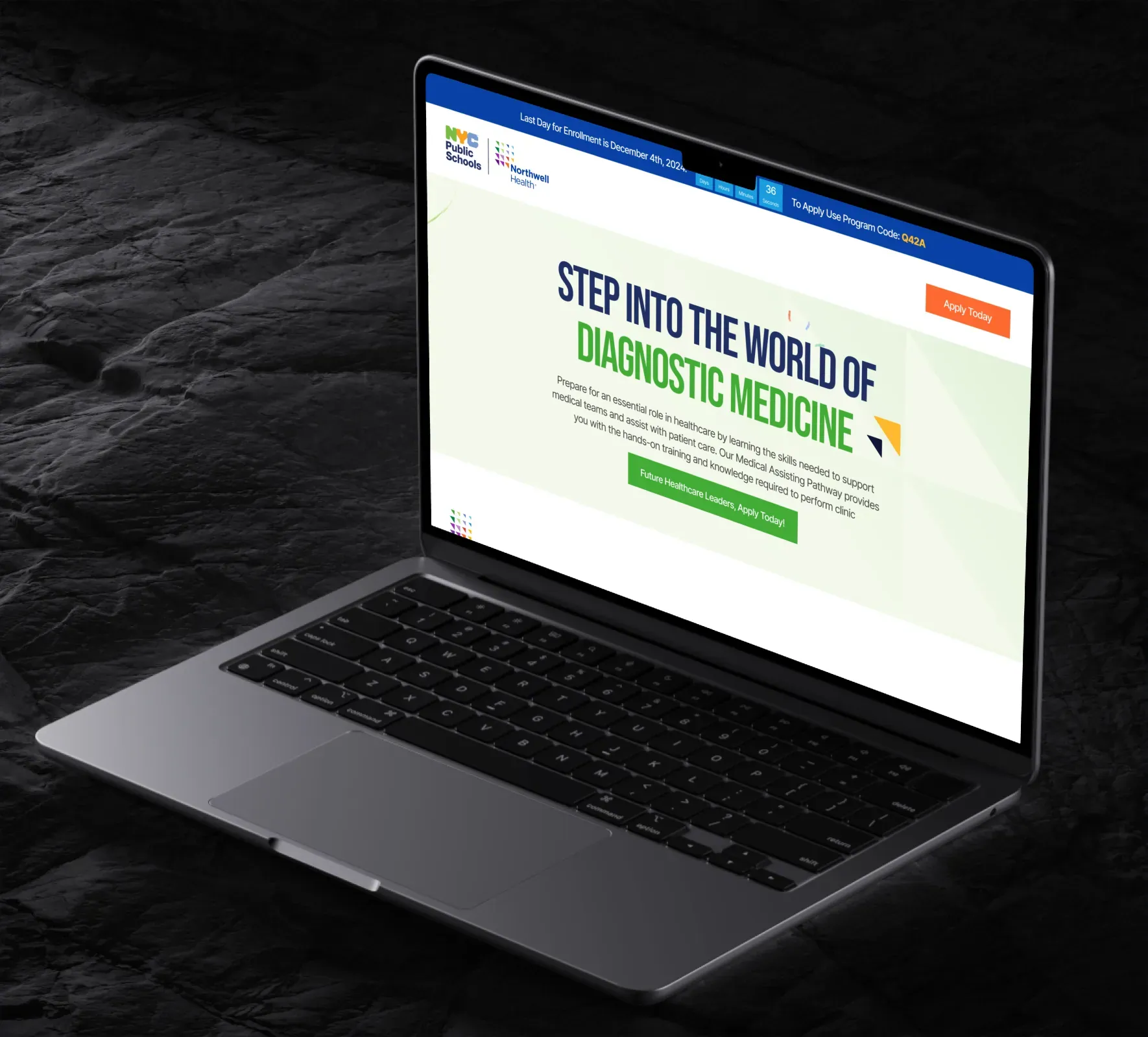 Northwell School of Health Sciences website design and development by 5Four Digital, image 6 of 12