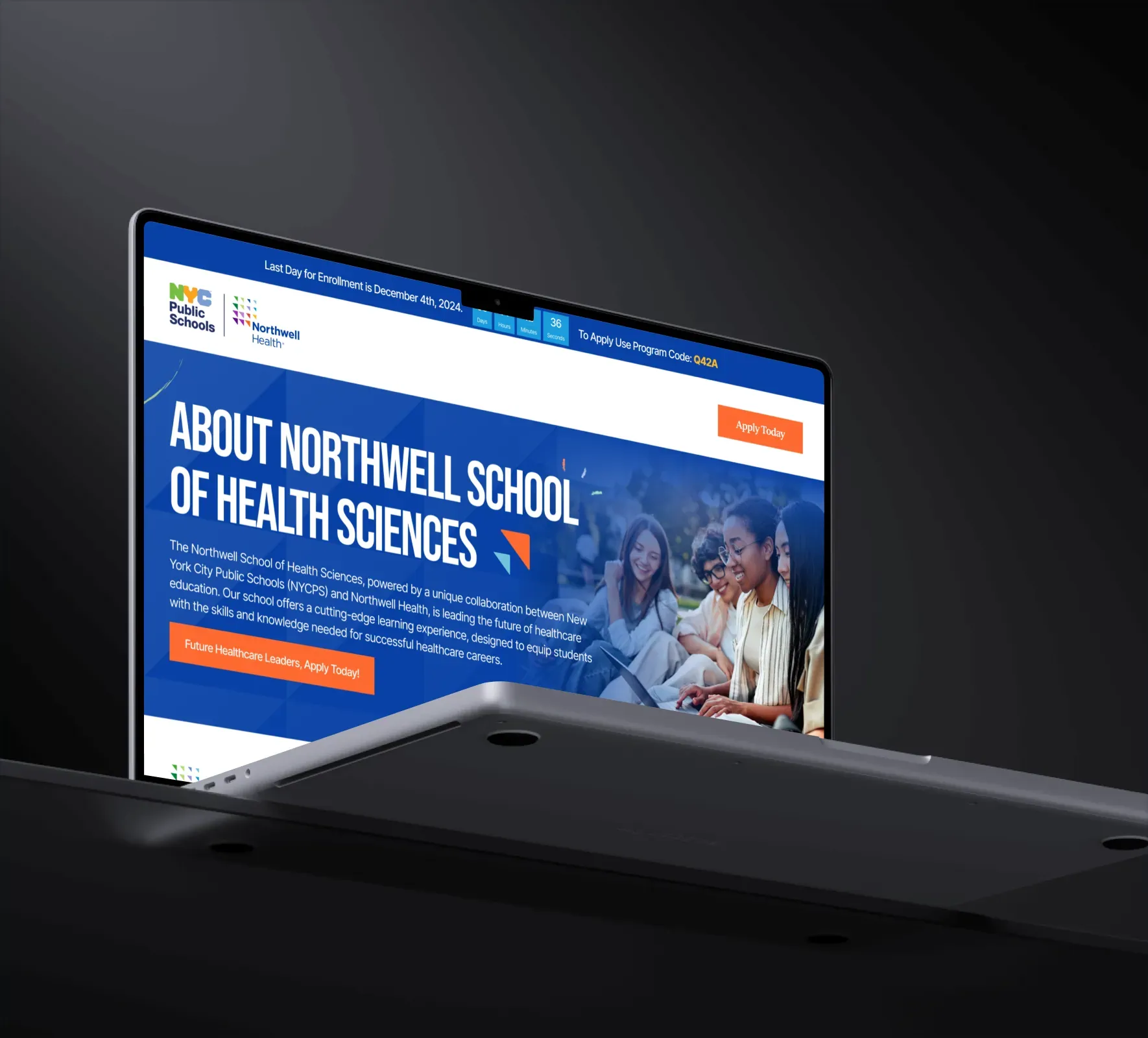 Northwell School of Health Sciences website design and development by 5Four Digital, image 9 of 12