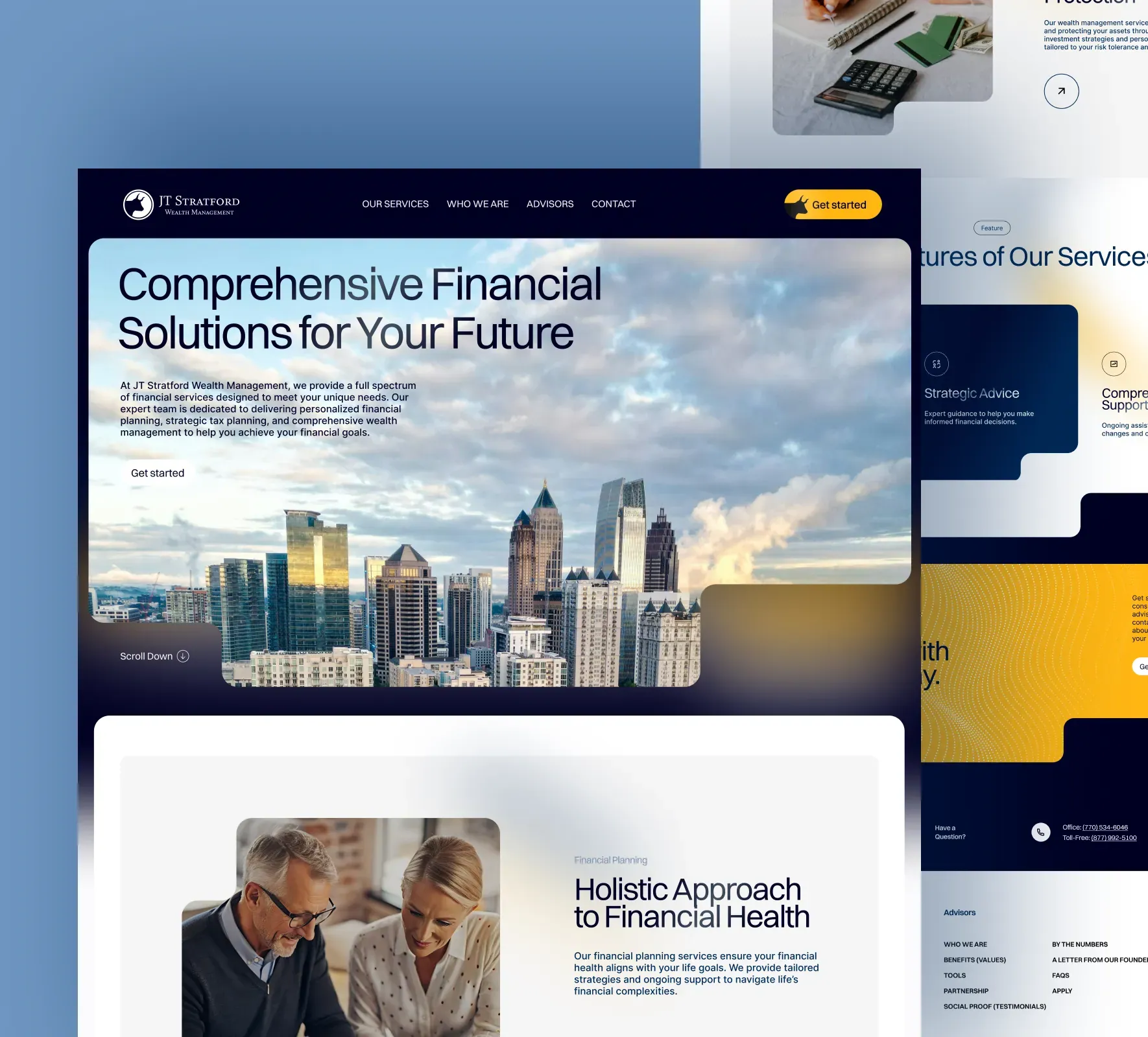JT Stratford website design and development by 5Four Digital, image 3 of 12