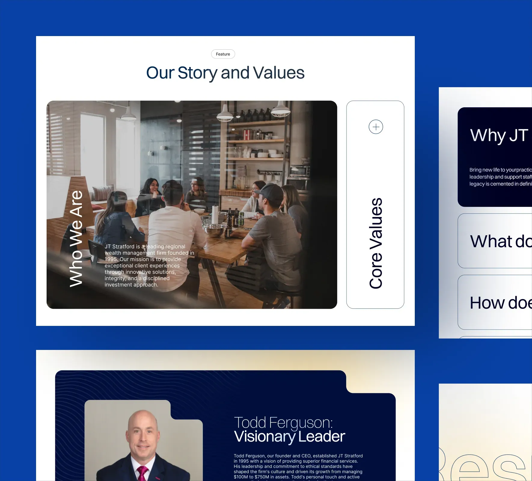 JT Stratford website design and development by 5Four Digital, image 6 of 12