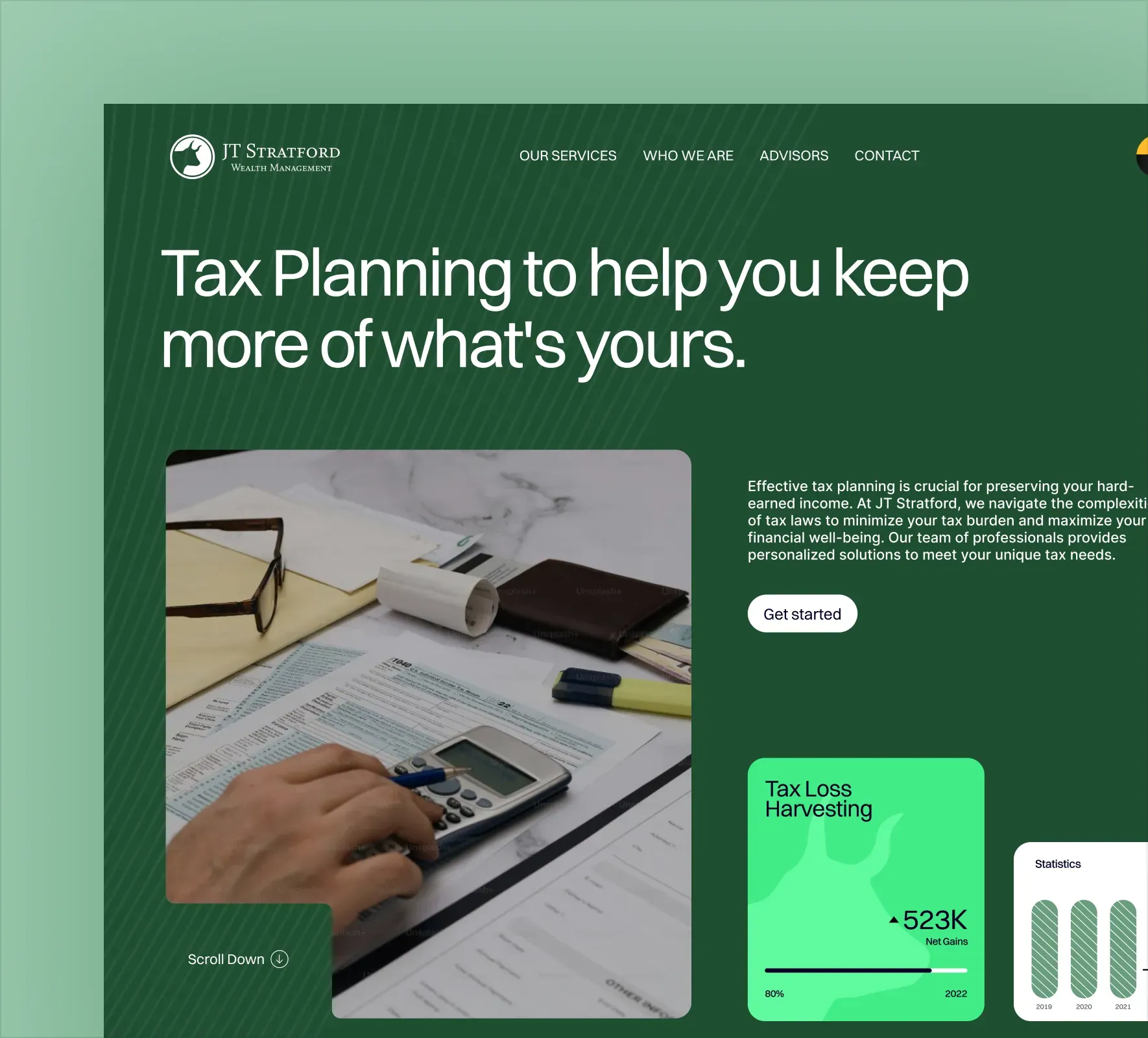 JT Stratford website design and development by 5Four Digital, image 7 of 12