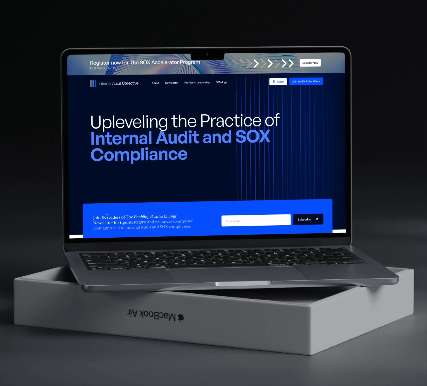 Internal Audit Collective brand identity and website design by 5Four Digital, image 1 of 12