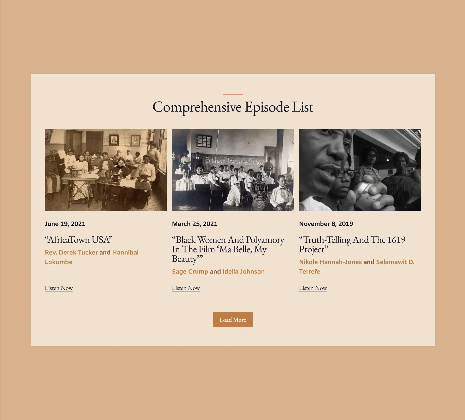 Amistad Research Center website design and development by 5Four Digital, image 10 of 12