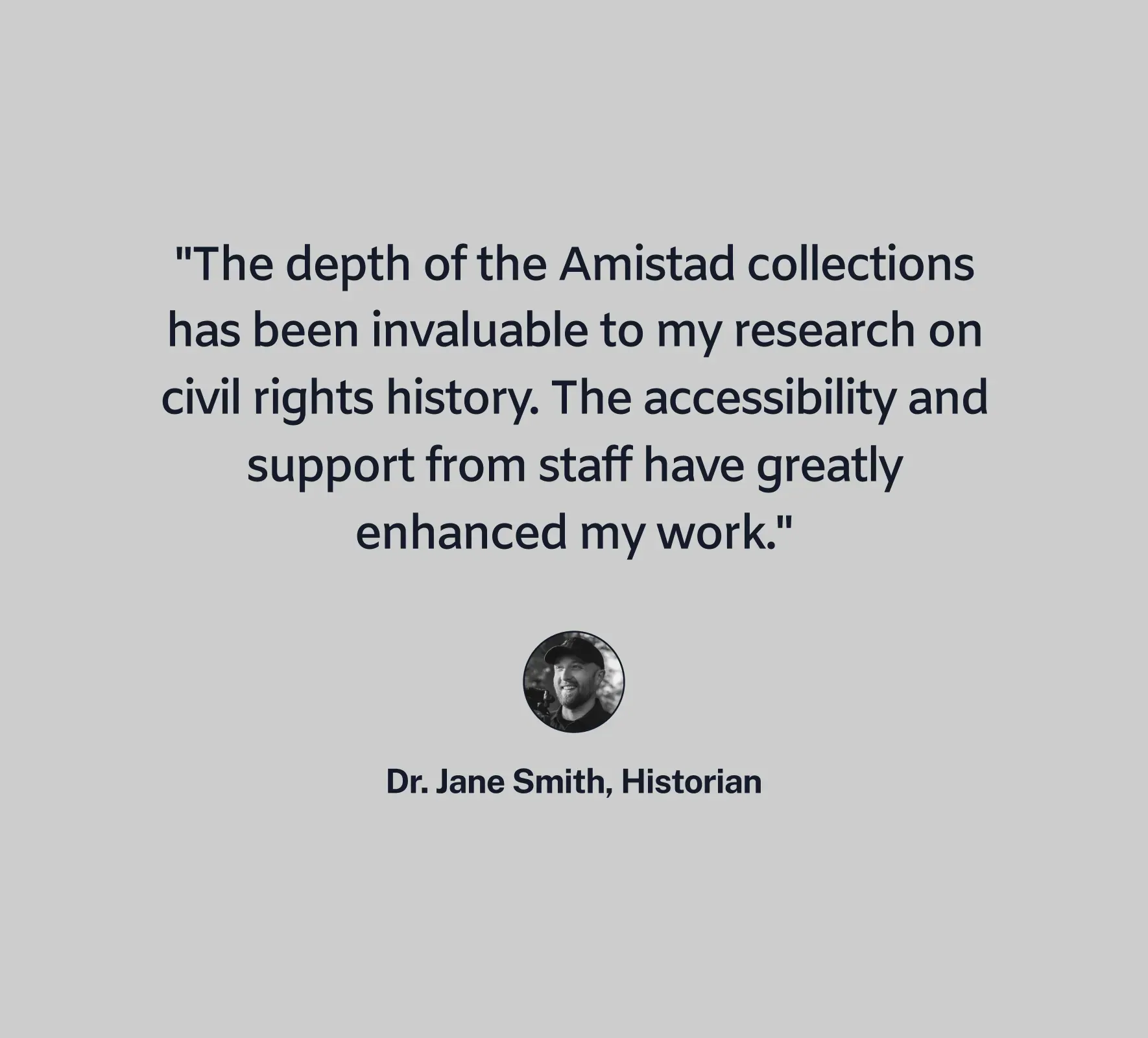 Amistad Research Center website design and development by 5Four Digital, image 12 of 12
