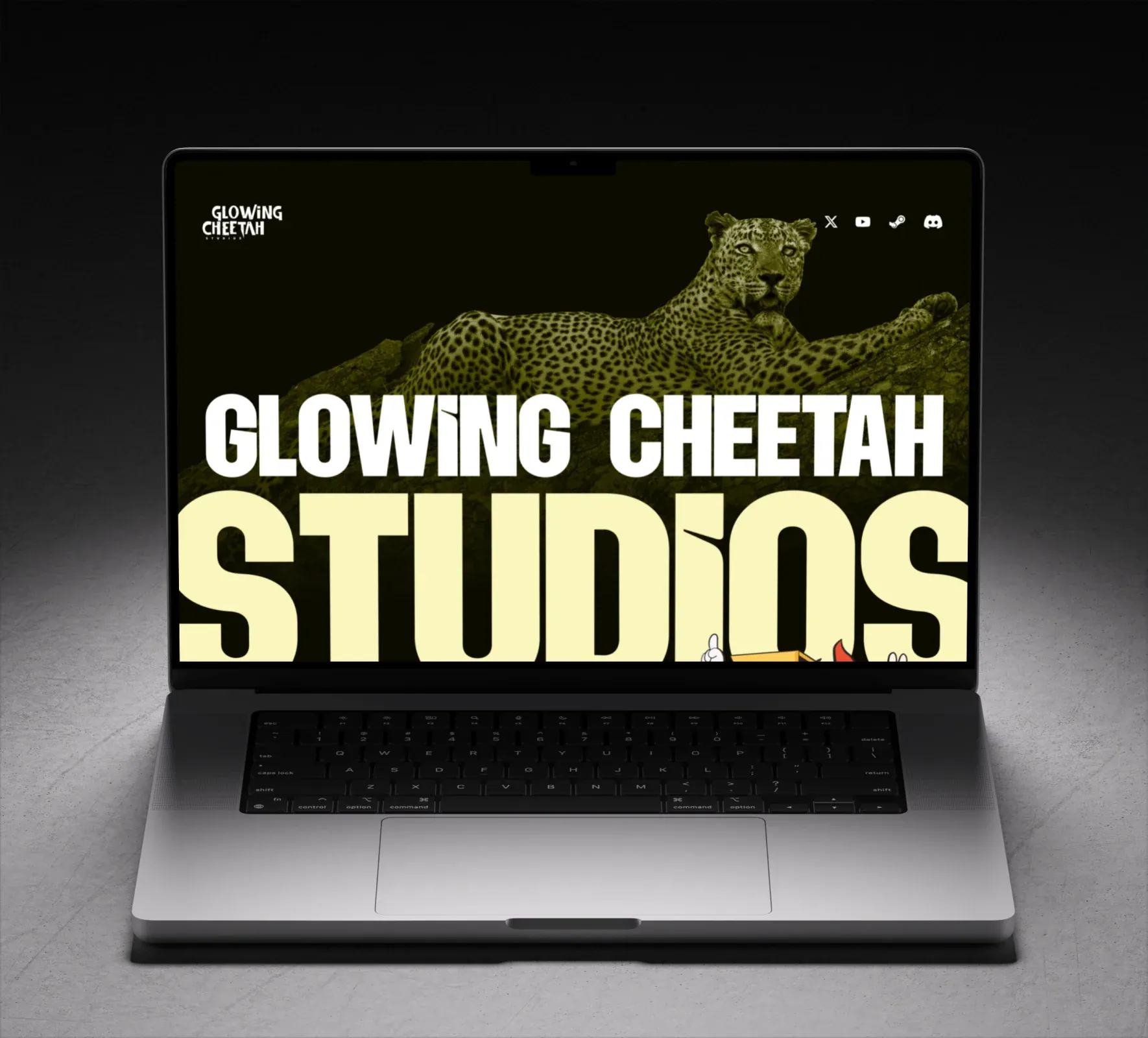 Glowing Cheetah work sample 1
