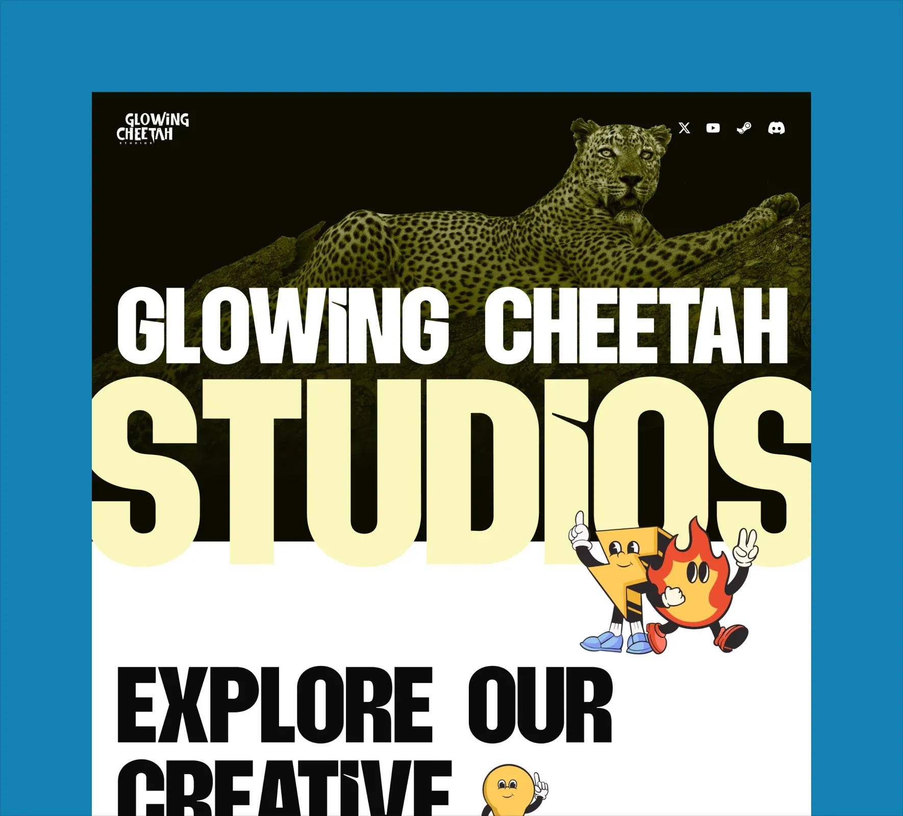 Glowing Cheetah work sample 12