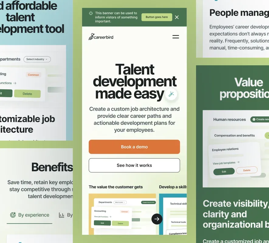 Career Bird website design and development by 5Four Digital, image 7 of 12