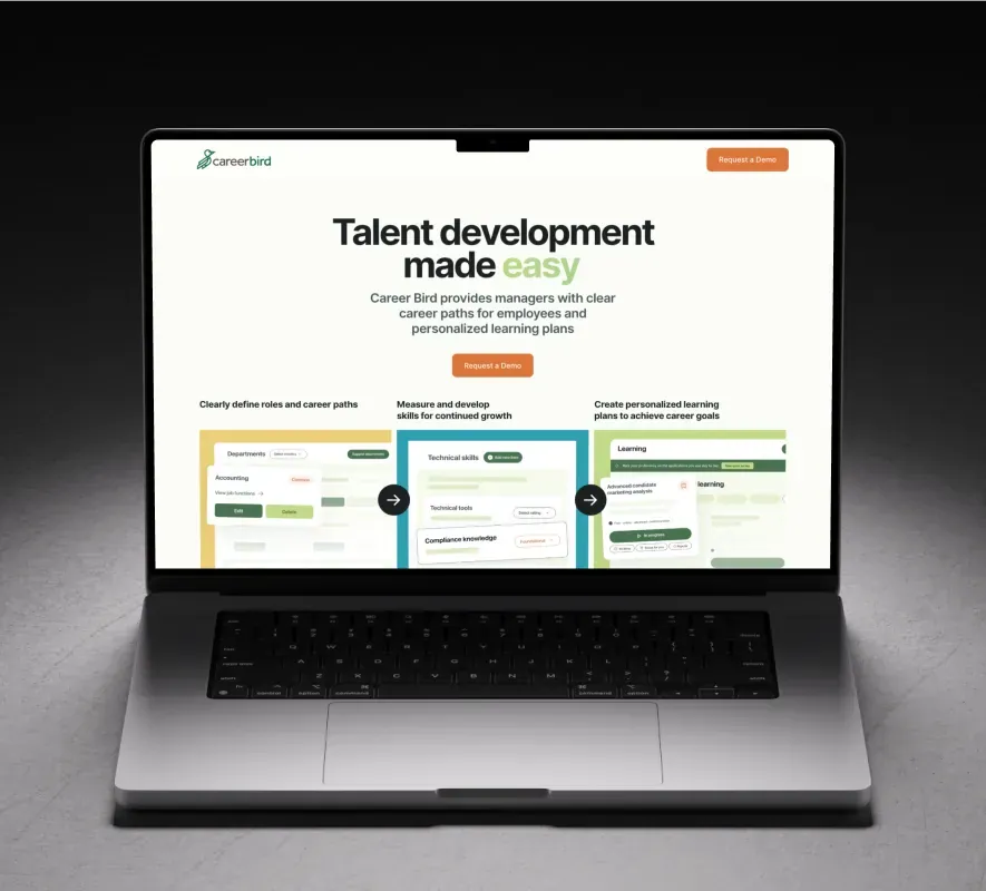 Career Bird website design and development by 5Four Digital, image 5 of 12