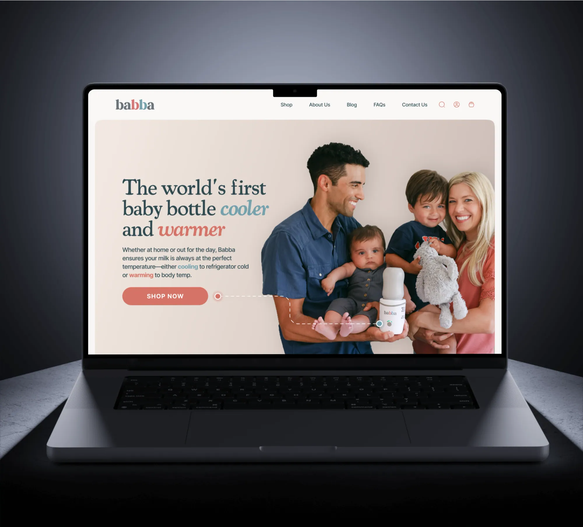 Babba website design and development by 5Four Digital, image 1 of 12