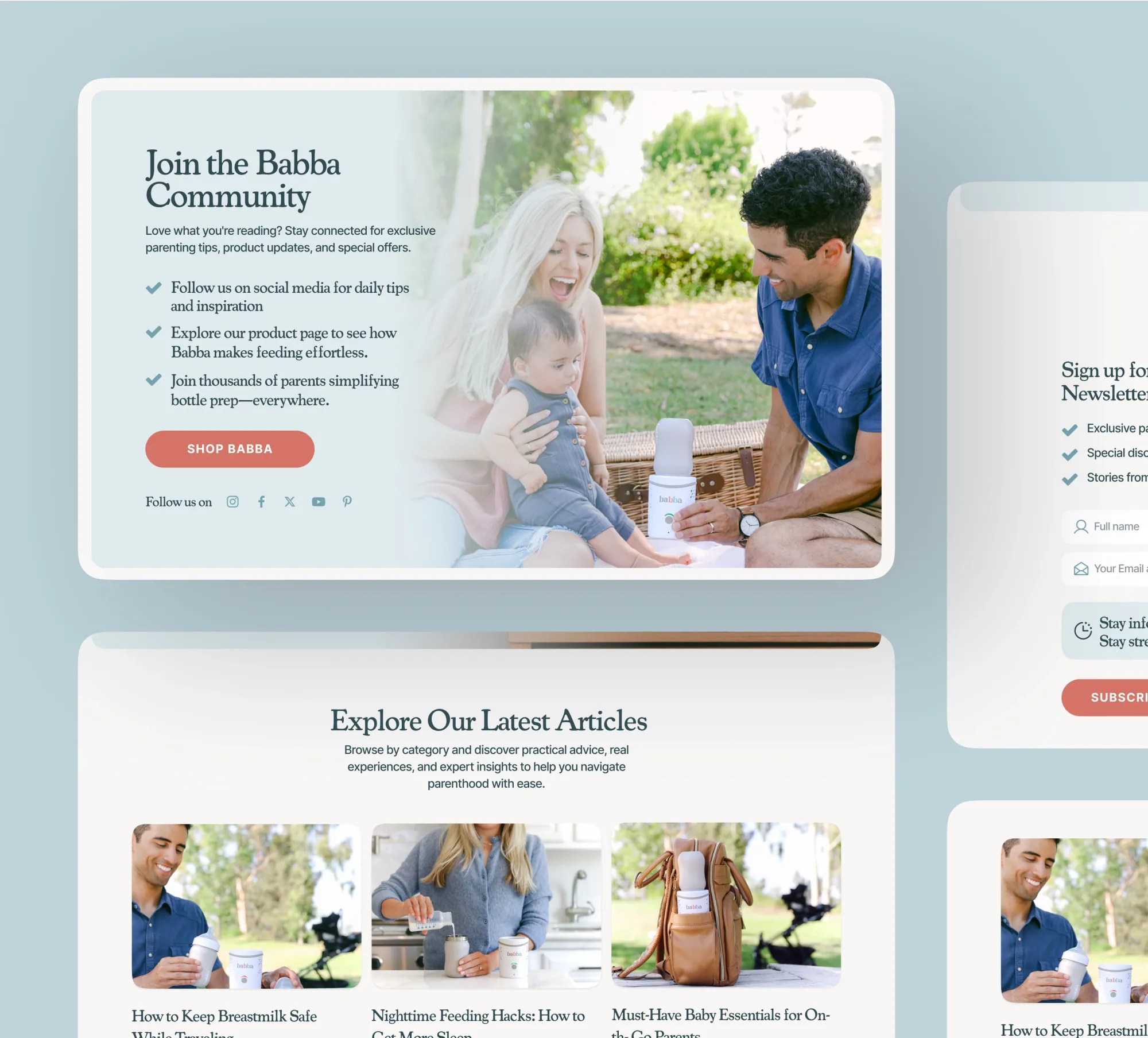 Babba website design and development by 5Four Digital, image 6 of 12
