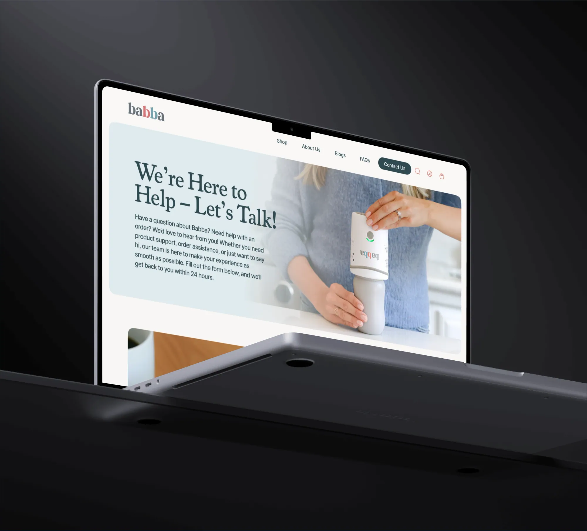 Babba website design and development by 5Four Digital, image 9 of 12