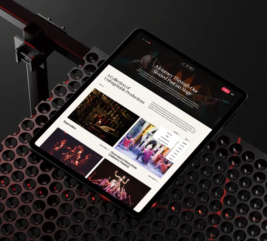 Actors Theatre of Louisville website design and development by 5Four Digital, image 2 of 12