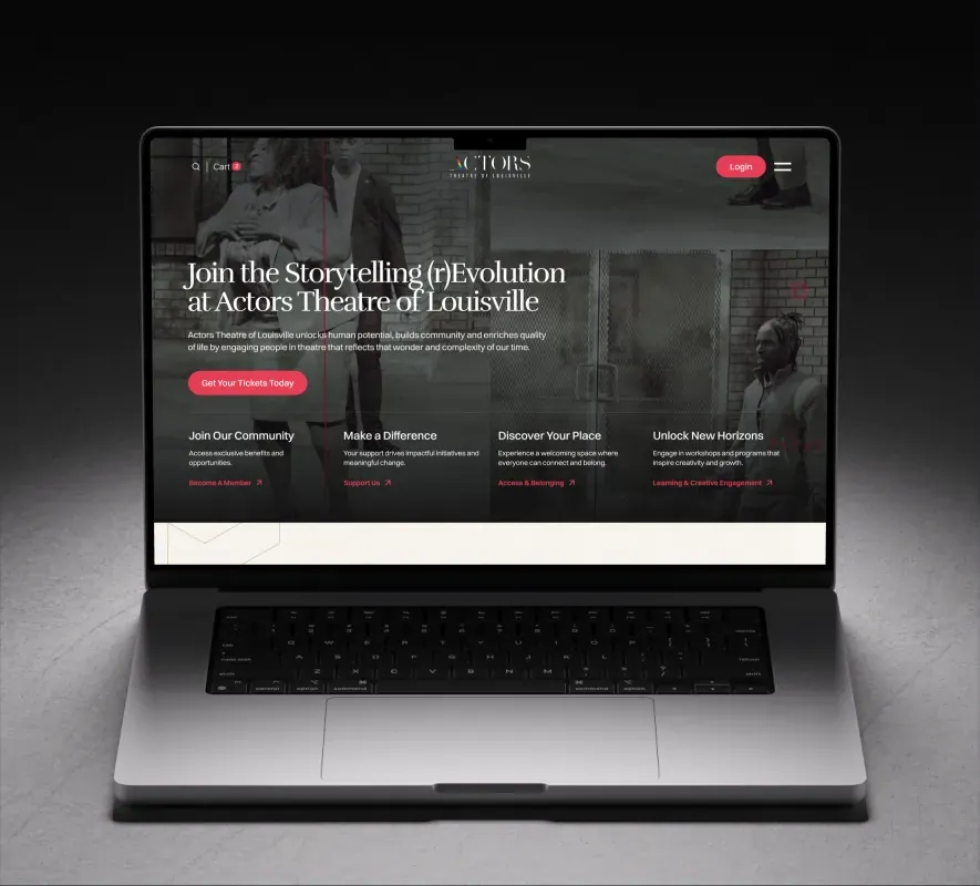Actors Theatre of Louisville website design and development by 5Four Digital, image 3 of 12