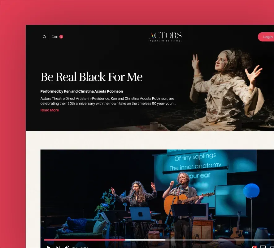 Actors Theatre of Louisville website design and development by 5Four Digital, image 10 of 12