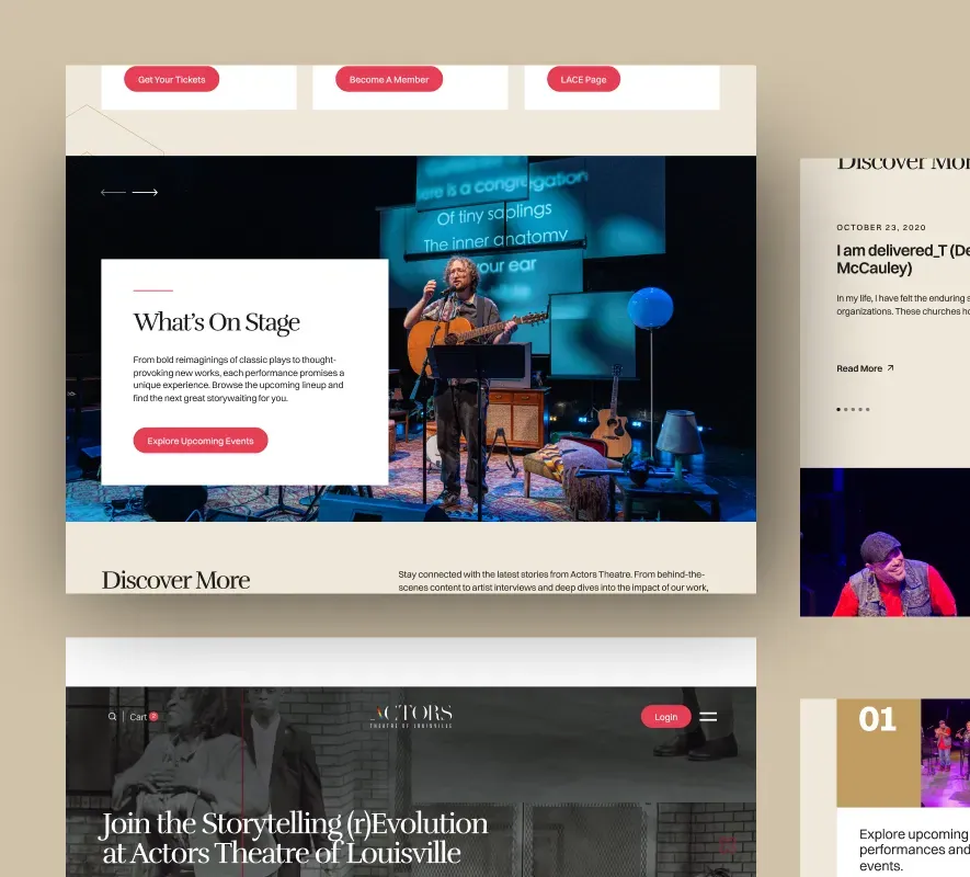 Actors Theatre of Louisville website design and development by 5Four Digital, image 9 of 12
