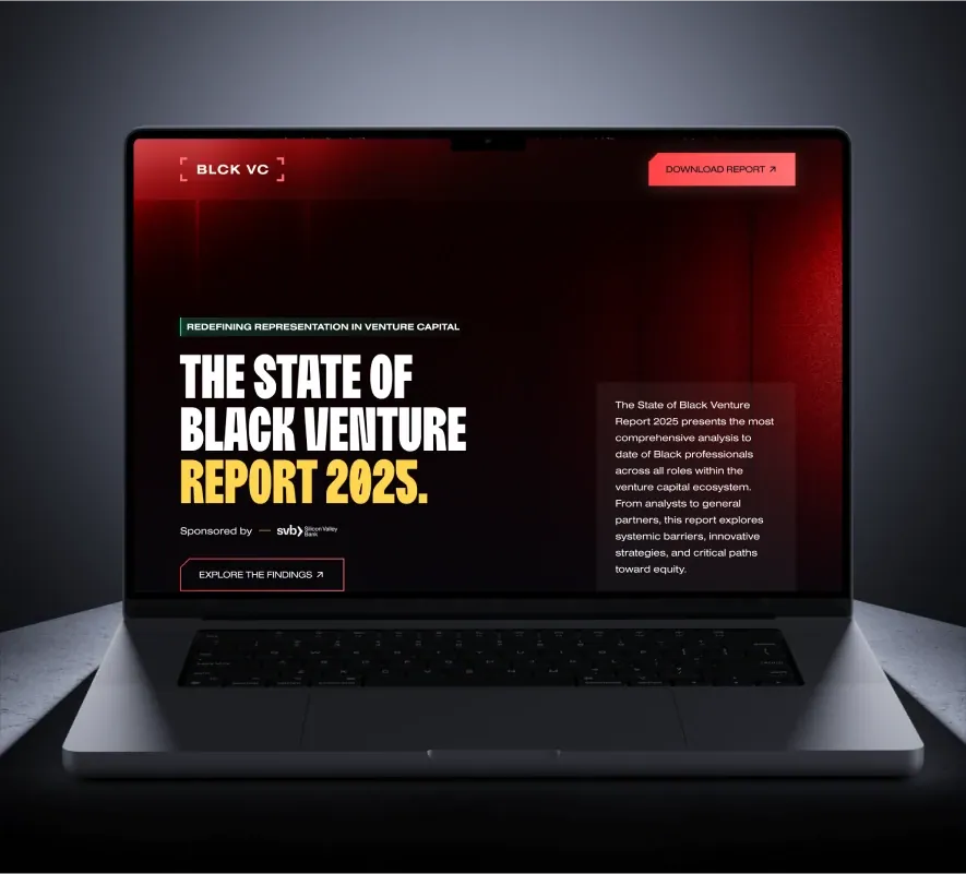 BLCK VC website design and development by 5Four Digital, image 1 of 12