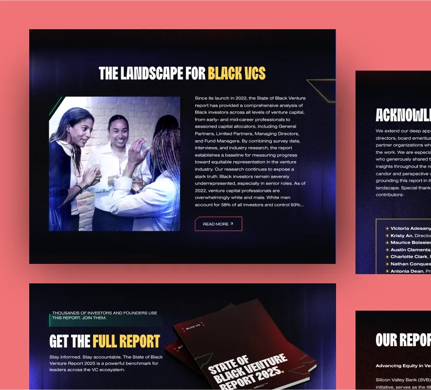 BLCK VC website design and development by 5Four Digital, image 3 of 12