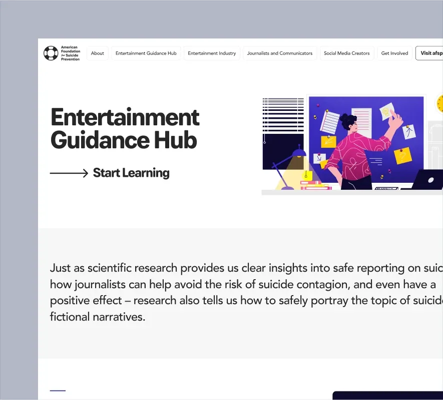 AFSP website design and development by 5Four Digital, image 7 of 12
