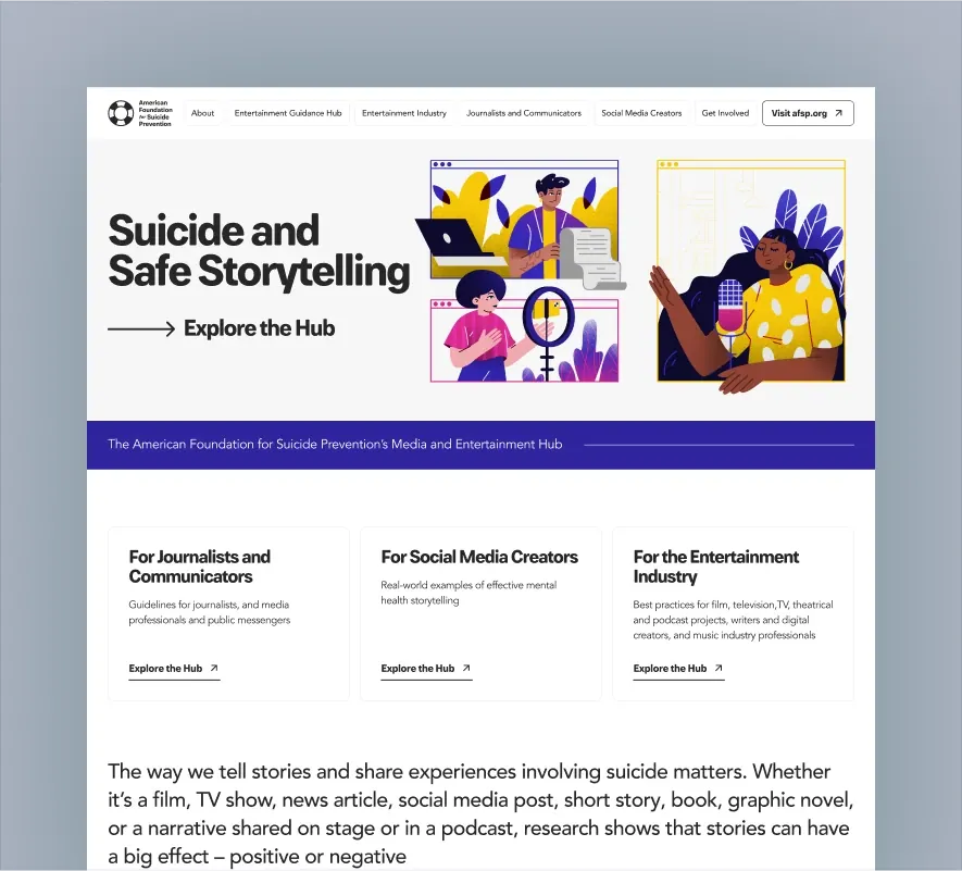 AFSP website design and development by 5Four Digital, image 11 of 12