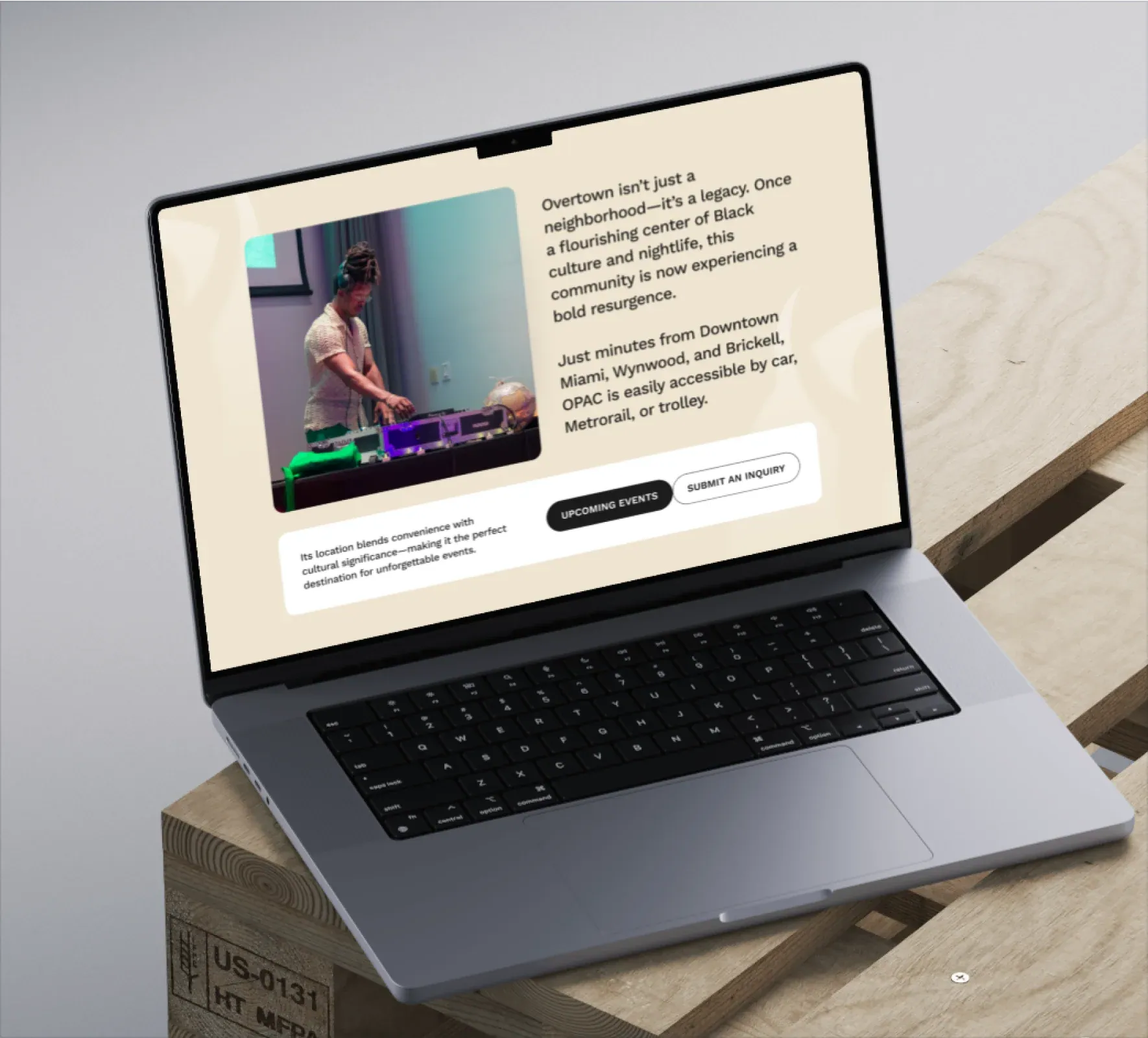 Overtown PAC brand identity and website design by 5Four Digital, image 5 of 12