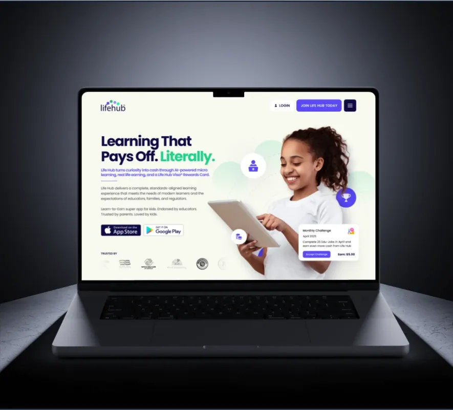 Life Hub® website design and development by 5Four Digital, image 1 of 12