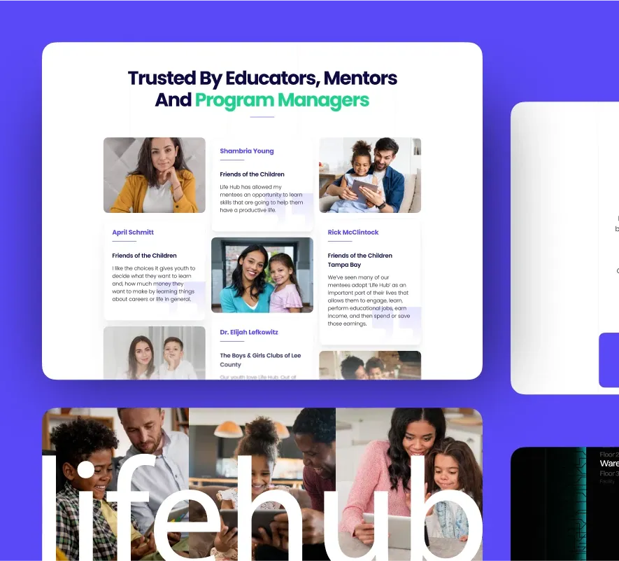 Life Hub® website design and development by 5Four Digital, image 7 of 12