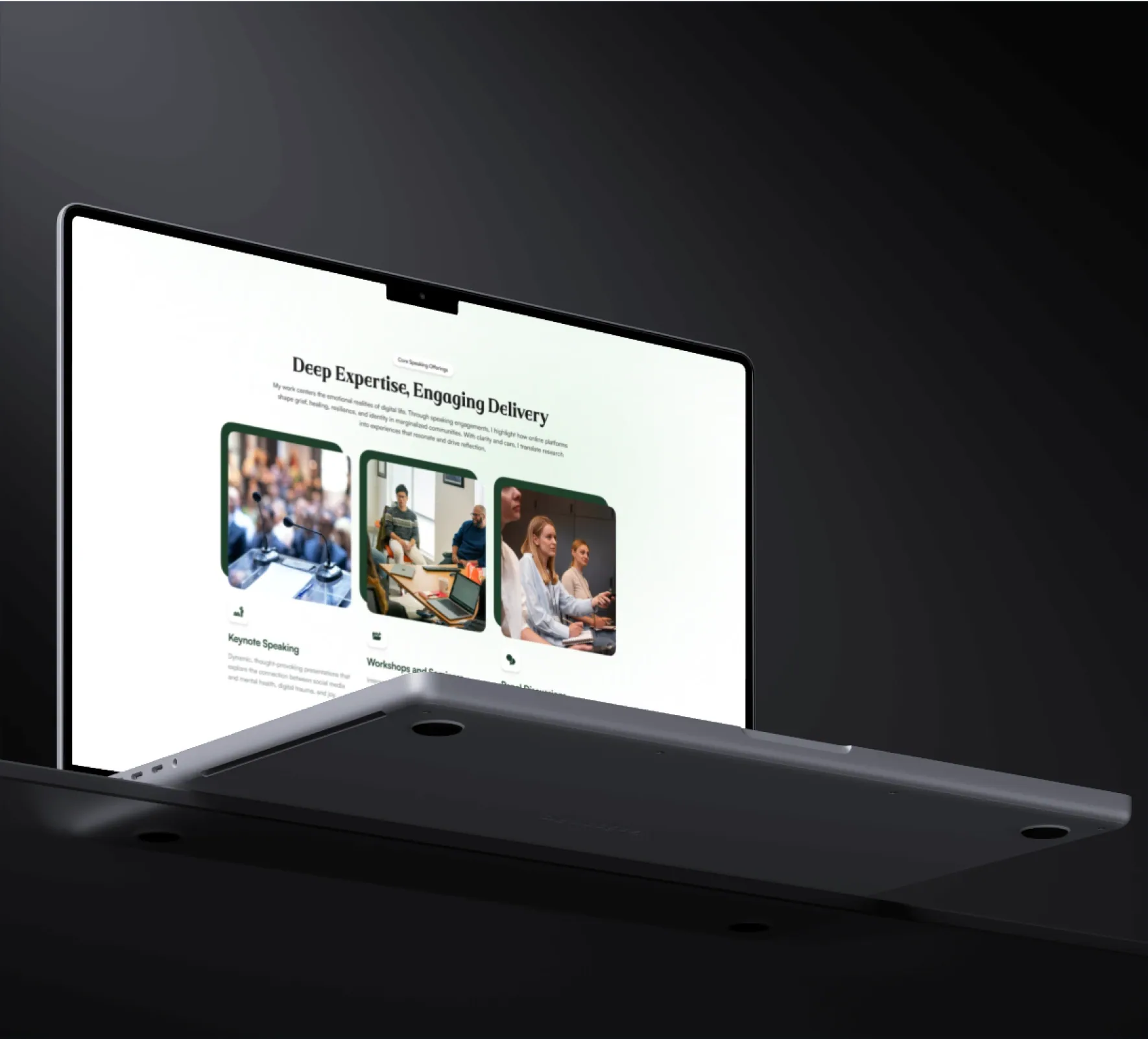 Desmond Upton Patton brand identity and website design by 5Four Digital, image 9 of 12
