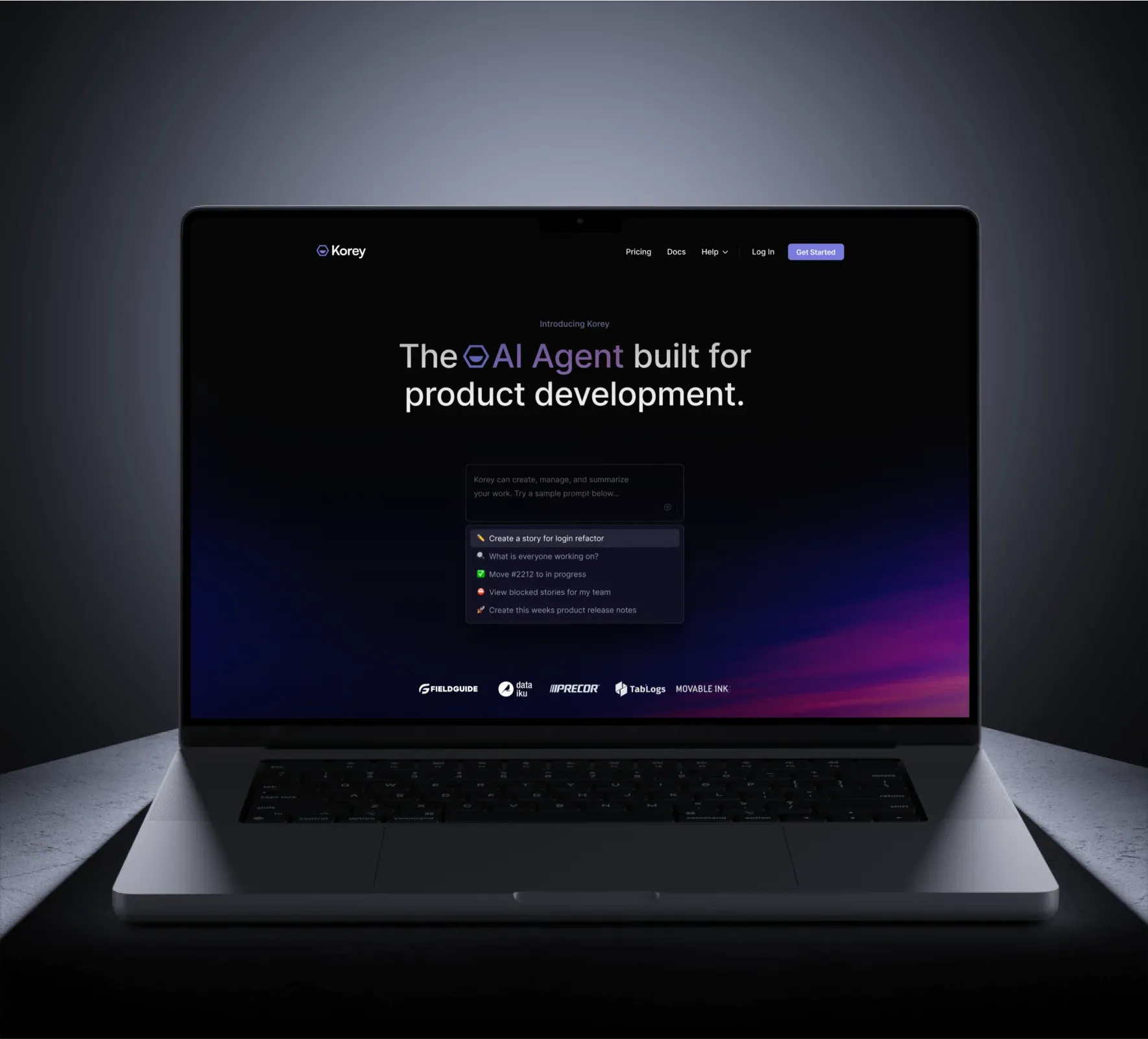 Korey AI website design and development by 5Four Digital, image 1 of 12